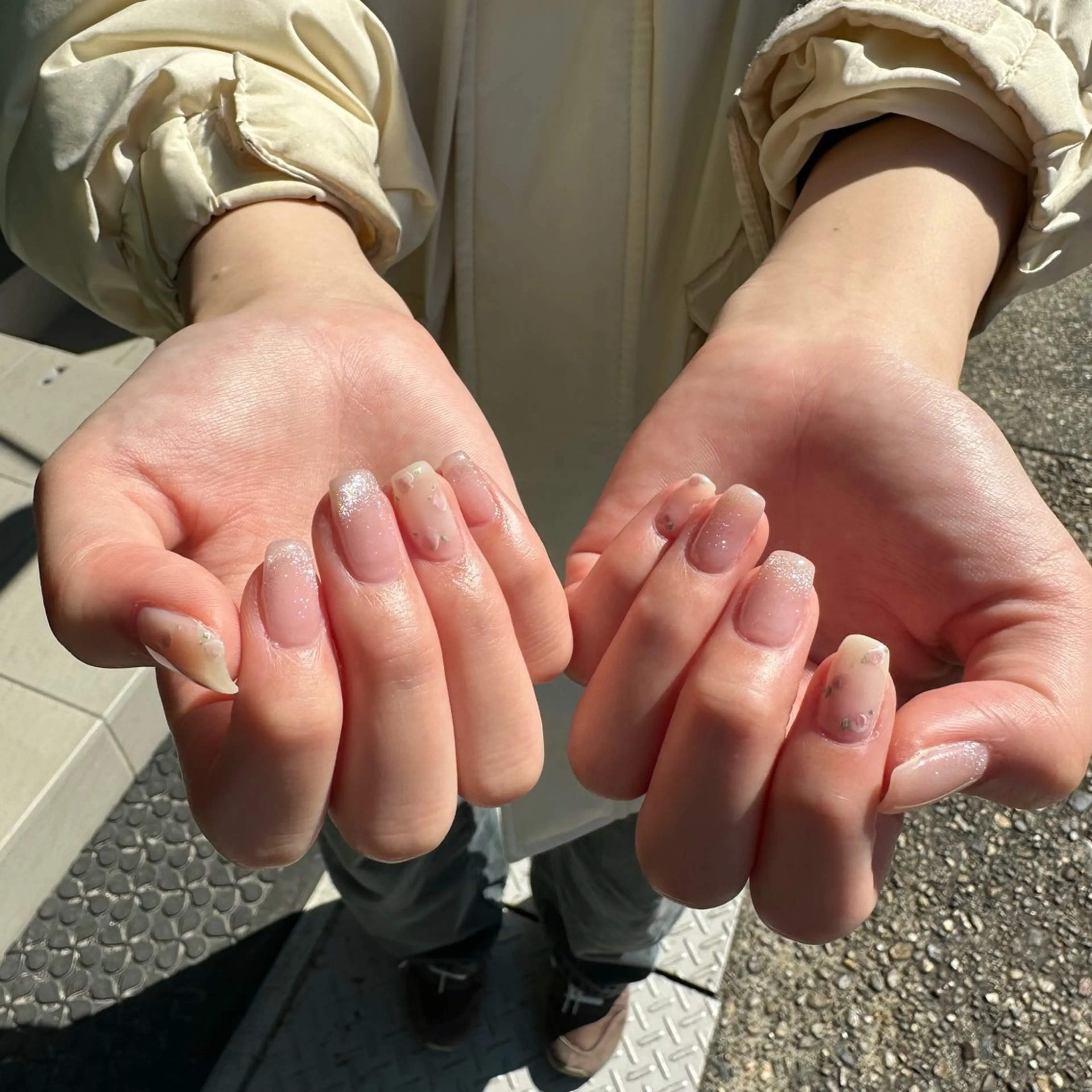 ネイル 持ち込み ハンドネイル addition スタッフ　Maikoのネイルデザイン