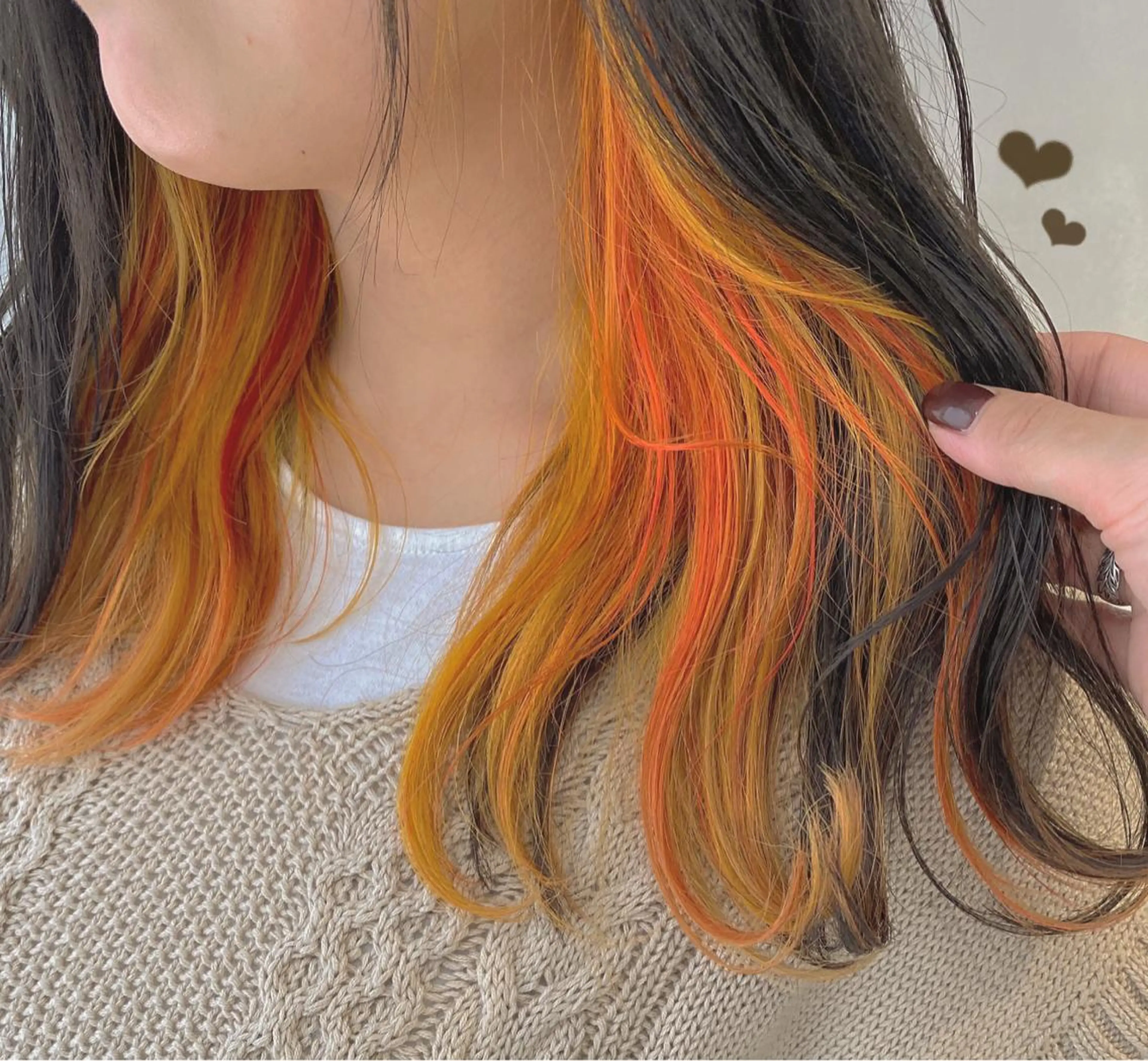 ミディアム ヘアカラー トリートメント LA.MIU★ Mayuのヘアスタイル