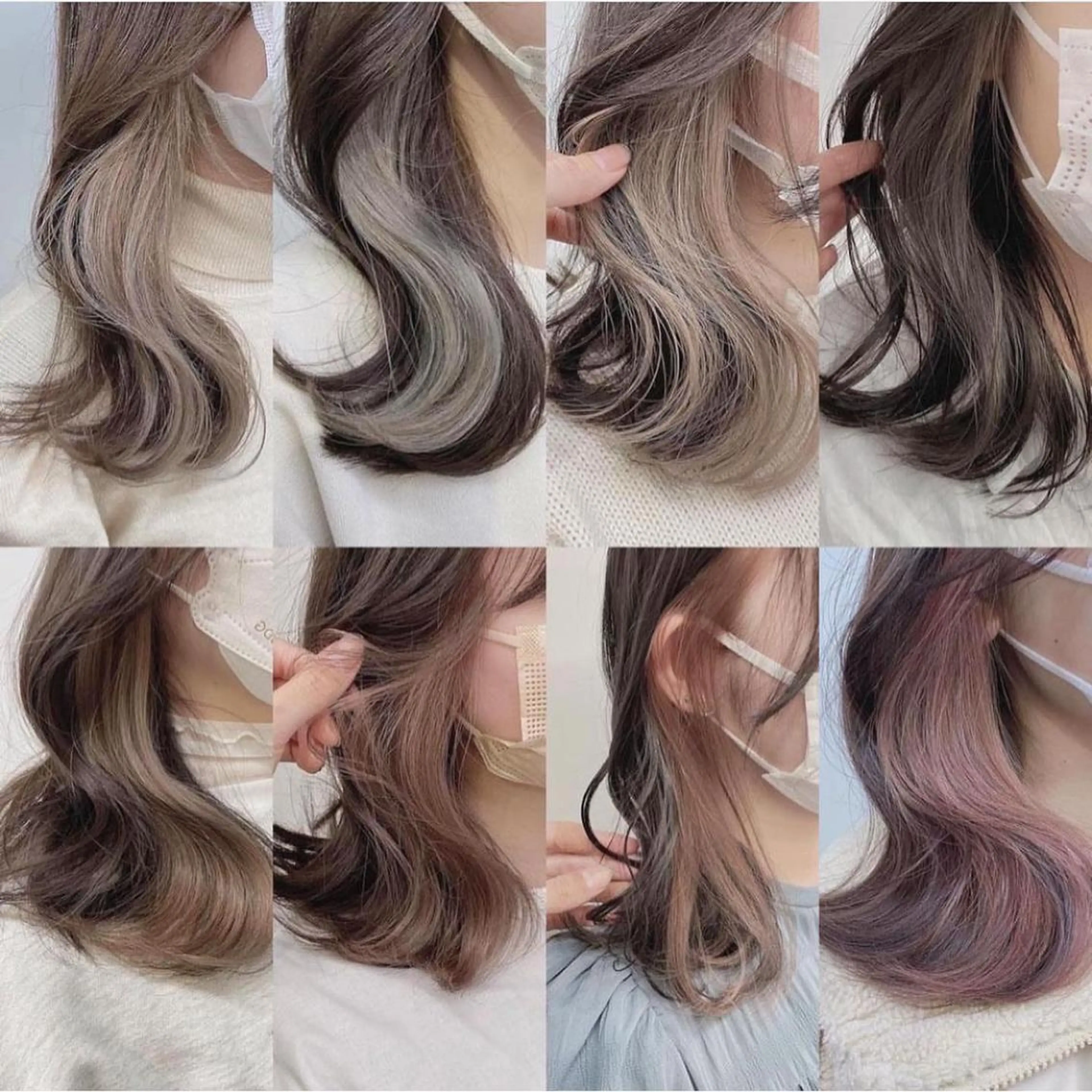 ロング カラー ヘアカラー トリートメント ヘッドスパ ヘアセット 🥞ベージュ系カラー 【すずきりほ】🥞のヘアスタイル