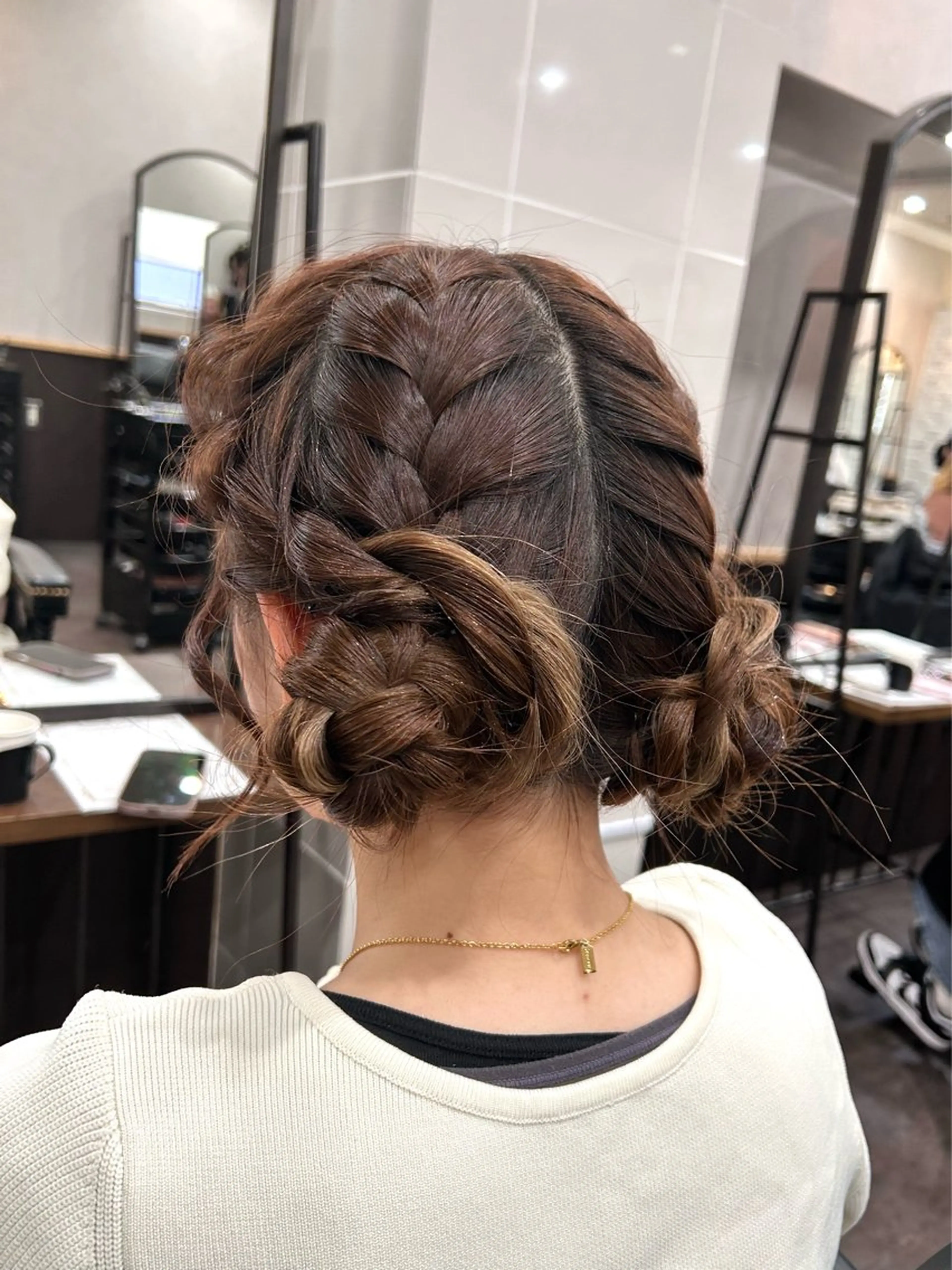 ロング ヘアアレンジ ヘアセット 🦄🩵YUNA 🩵🦄のヘアスタイル