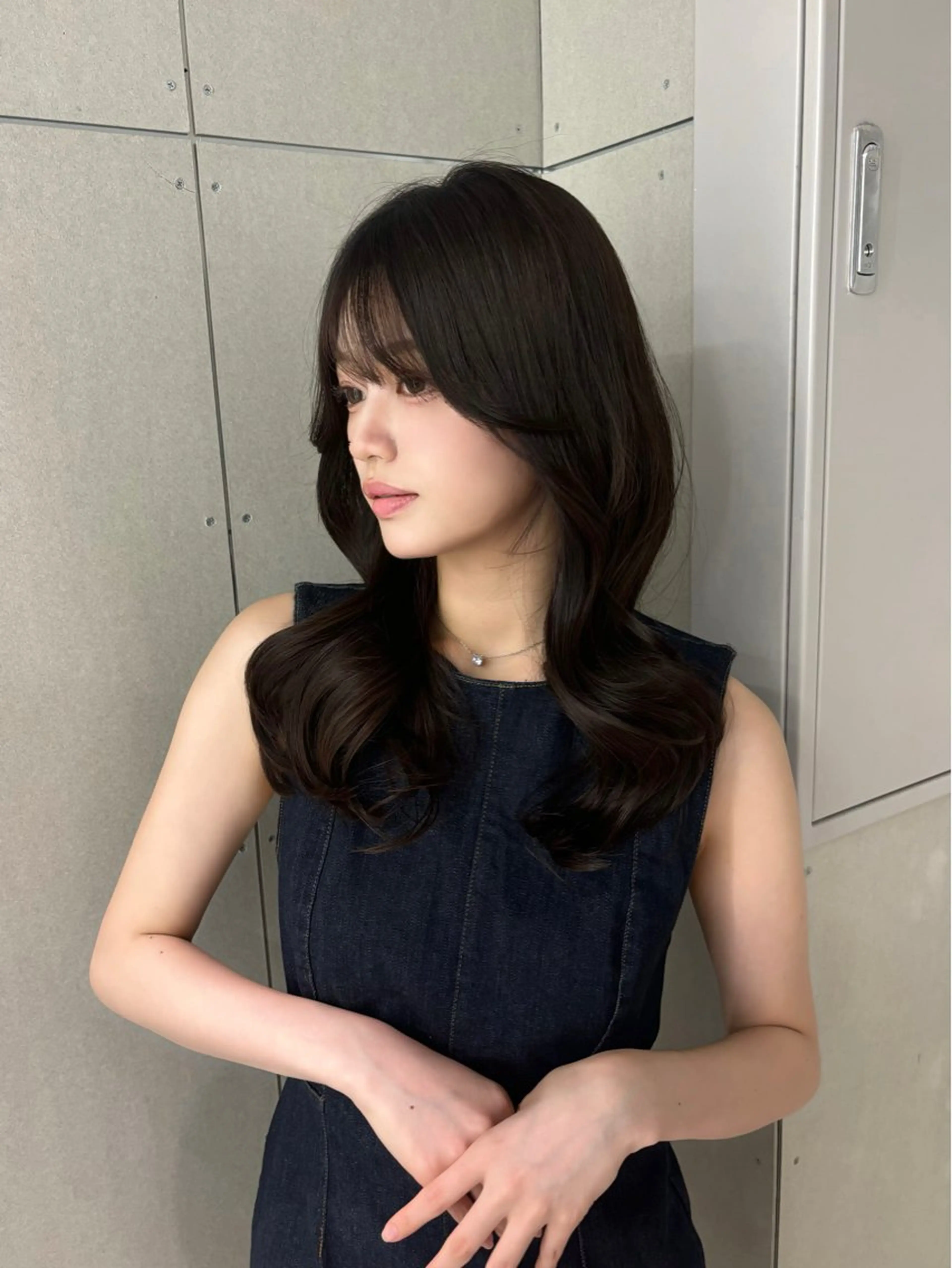 ロング 韓国風ヘア ヘアカラー 名古屋駅/韓国カラー /RYOUICHI/のヘアスタイル