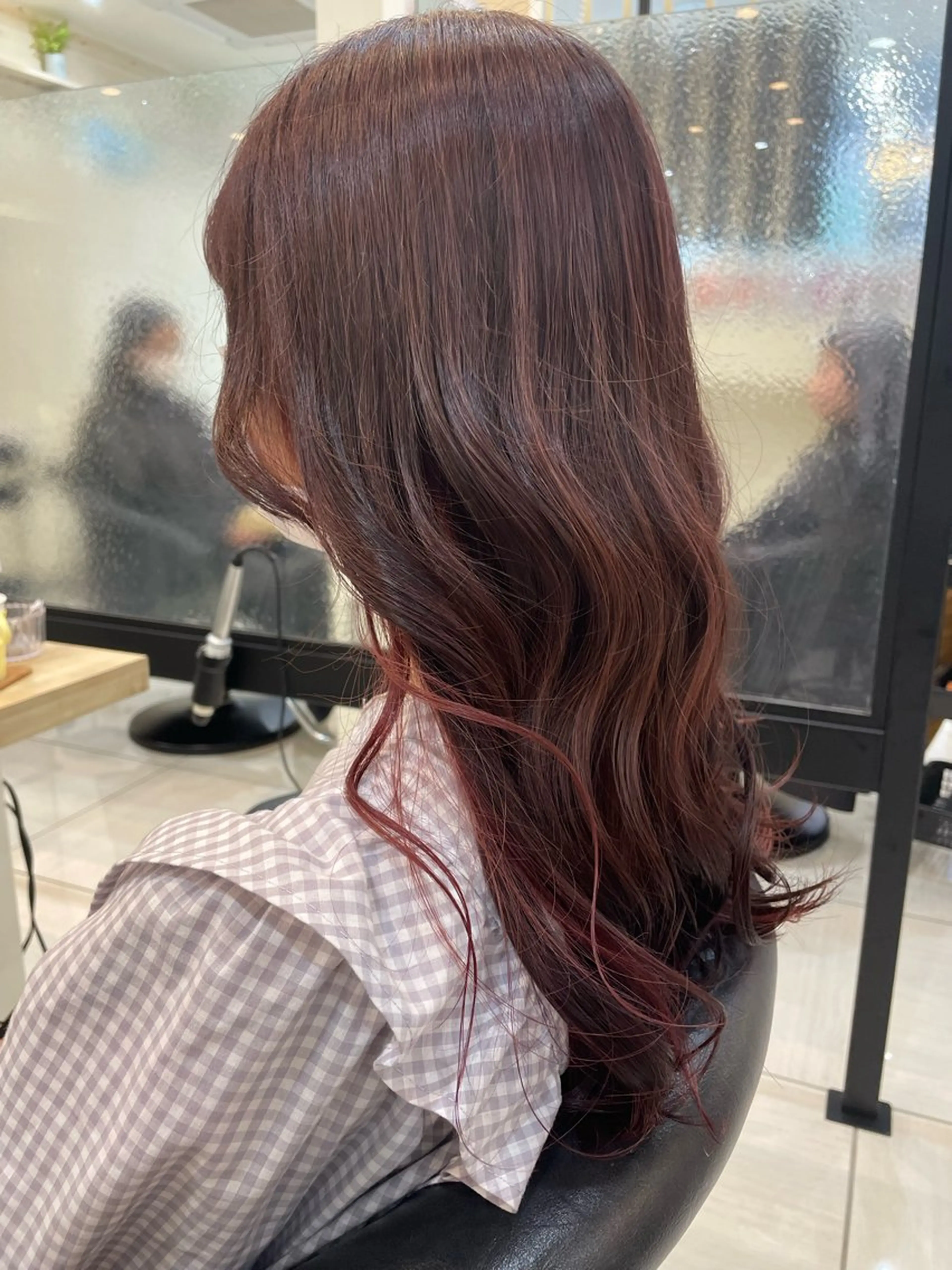 ロング カラー ブリーチ インナーカラー ピンクカラー ヘアカラー 田野倉NEXT店 美髪ニストのヘアスタイル