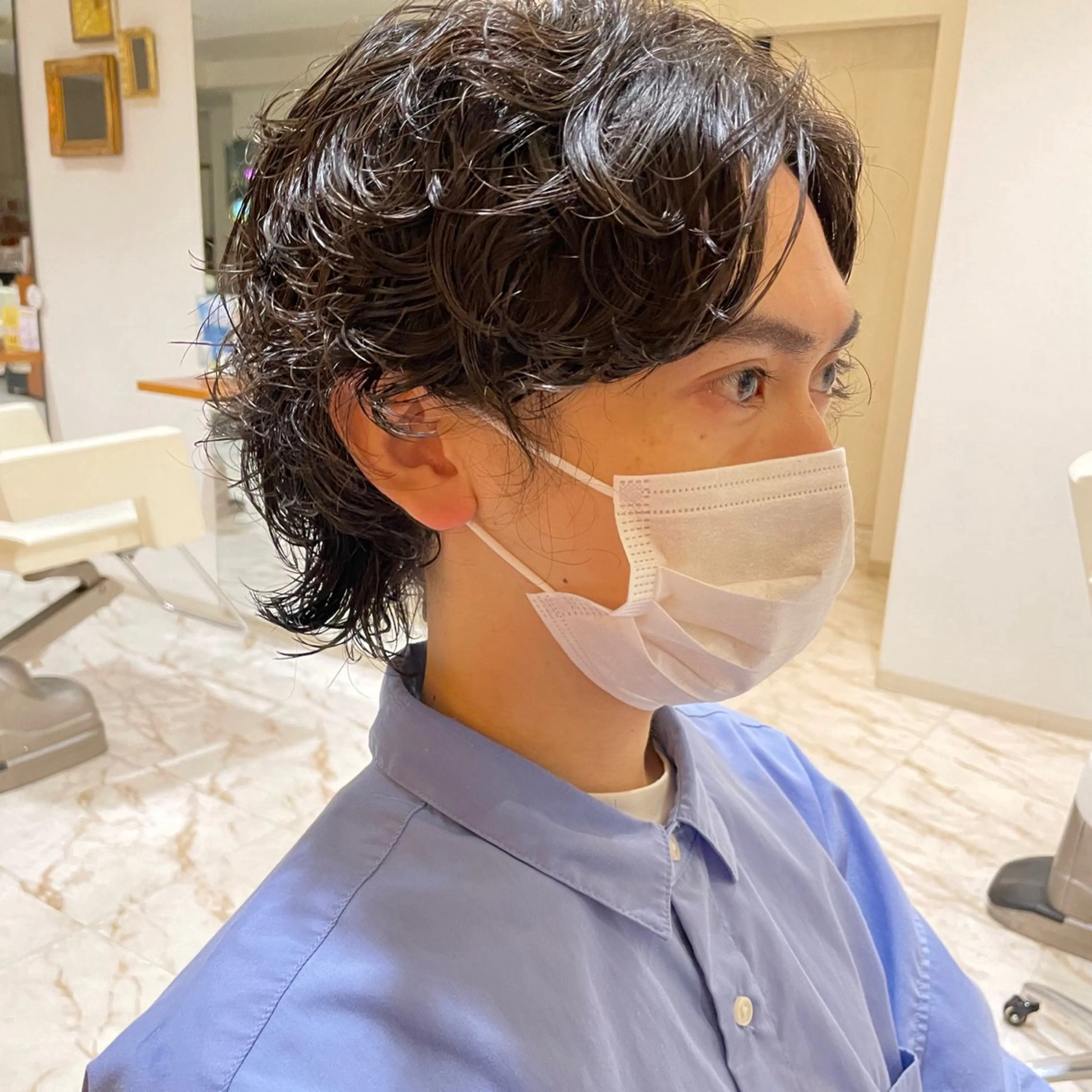 似合わせカット➕デジタルパーマの写真