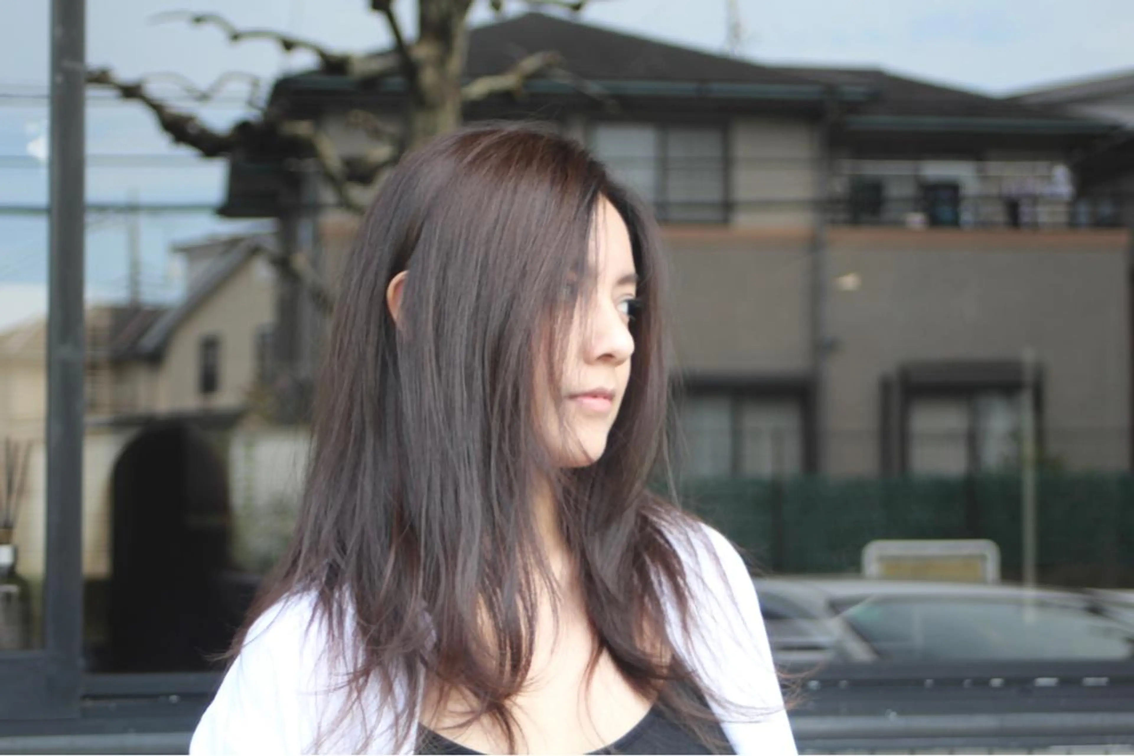 セミロング タカツド ユウキのヘアスタイル