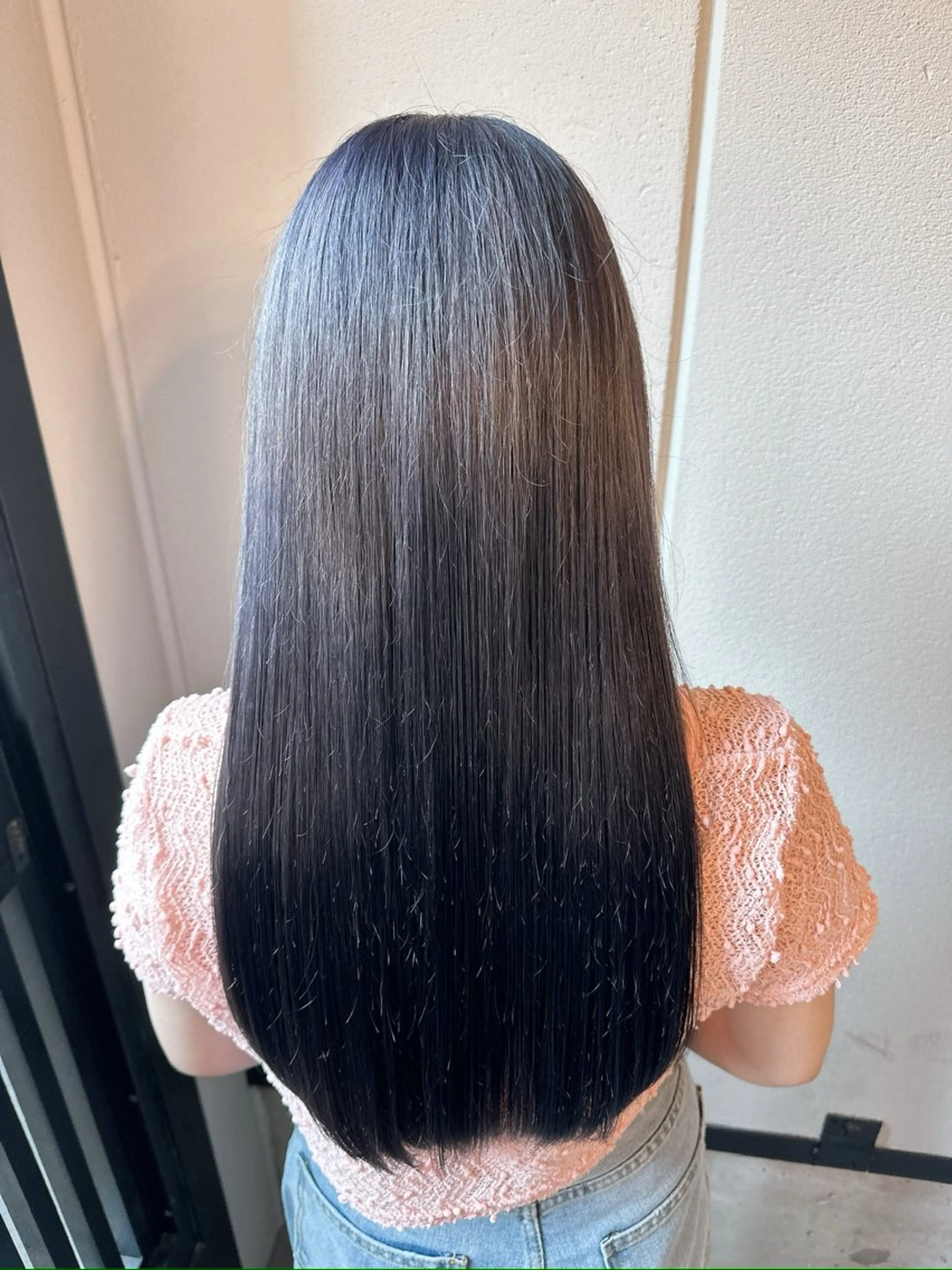 ロング カラー 髪質改善 トリートメント 酸熱トリートメント 京都駅/透明感カラー /髪質改善/岩崎拓郎のヘアスタイル