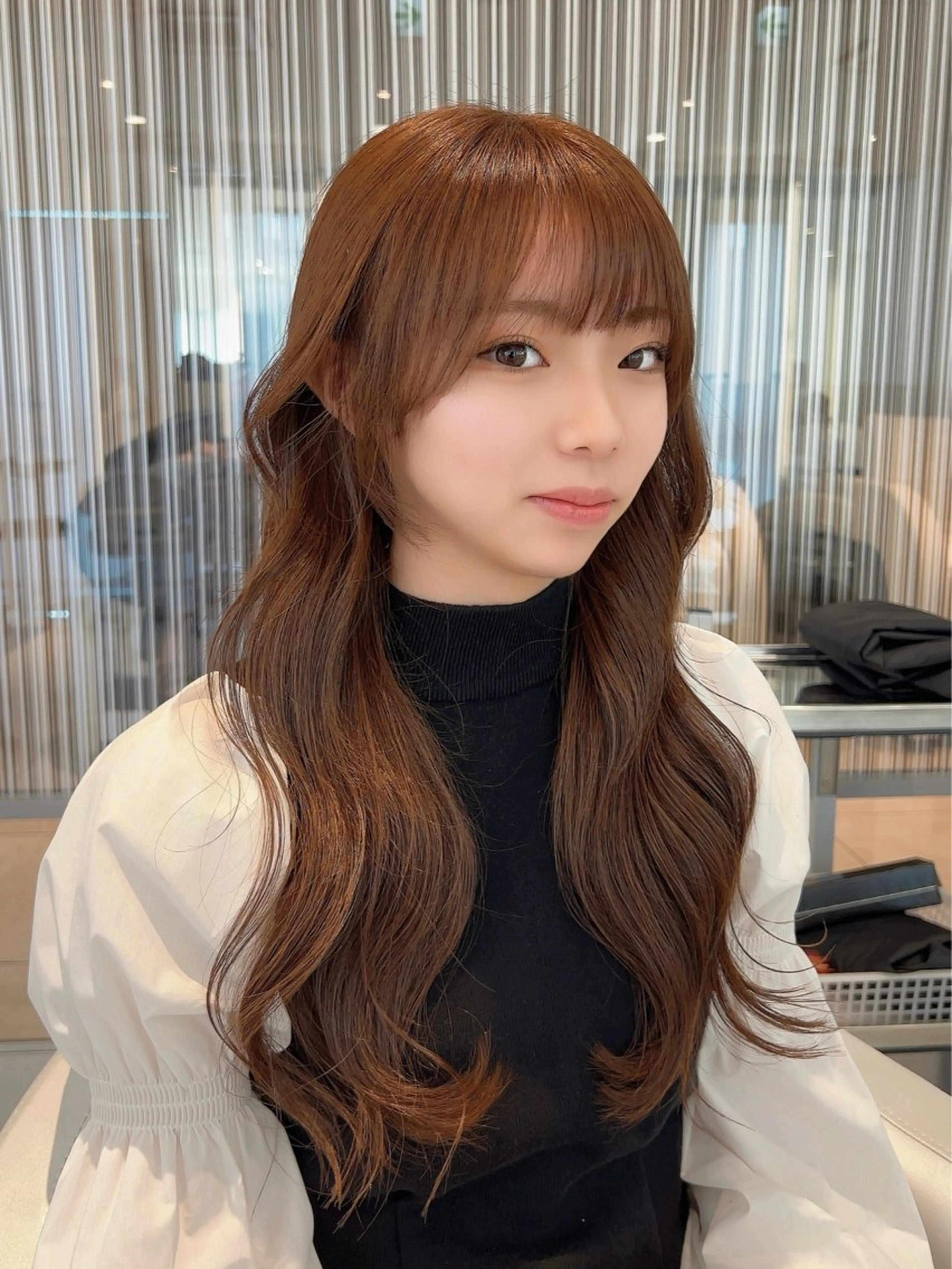 ロング カット ヘアカラー トリートメント ✨上品可愛い 時短艶髪/後藤✨のヘアスタイル