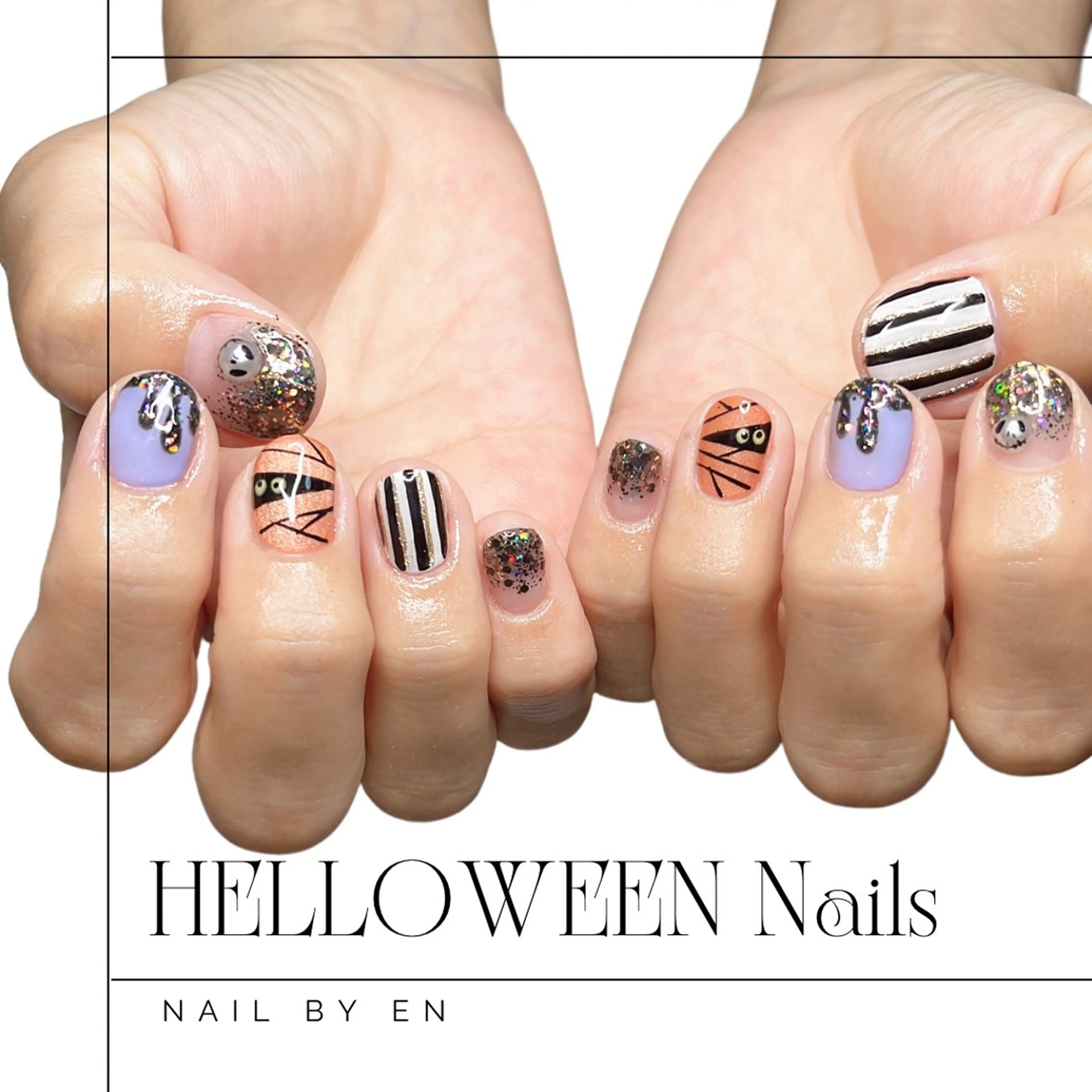 ネイル ハロウィン Nail&Wax by ENのネイルデザイン