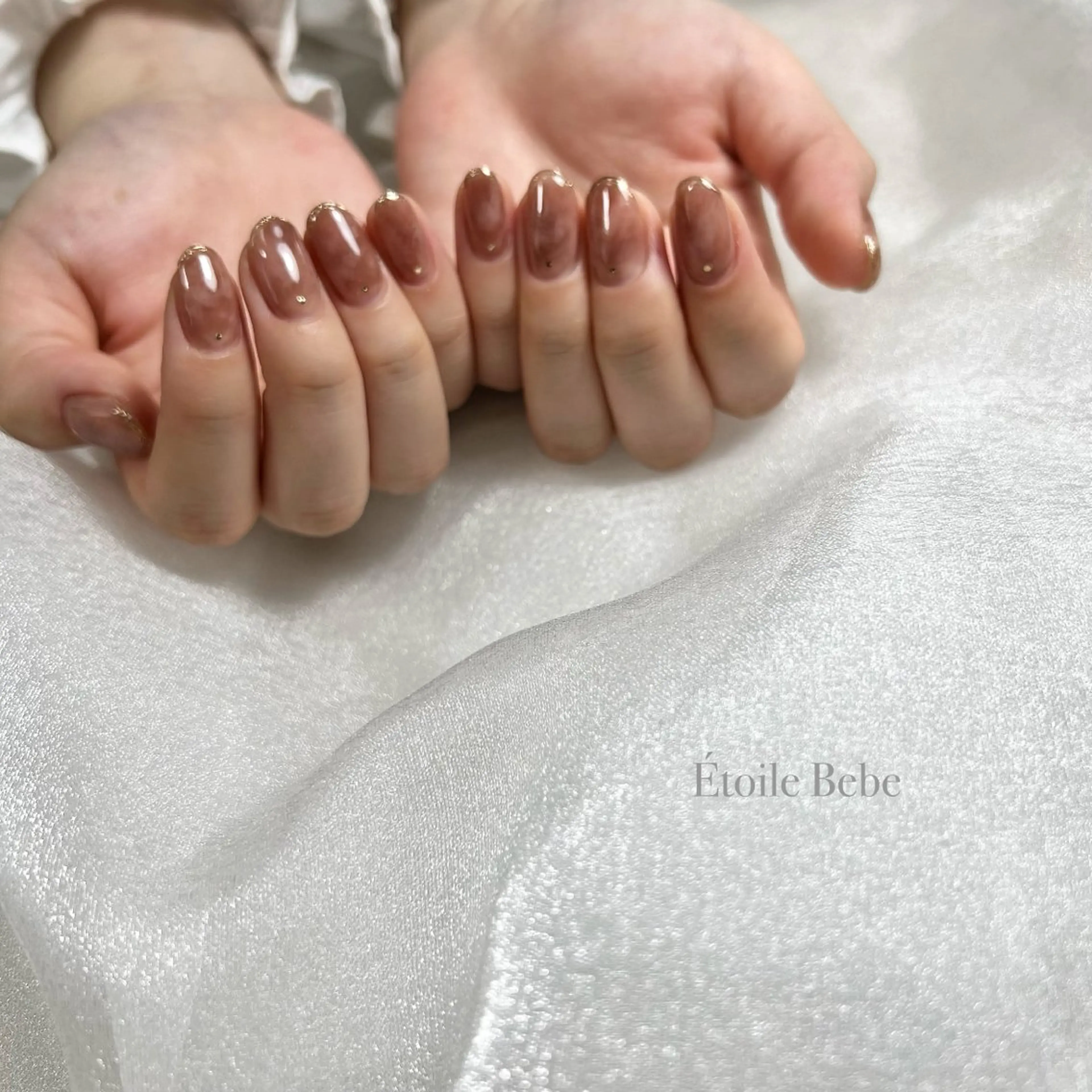 ネイル ニュアンスネイル ハンドネイル Étoile Bebeのネイルデザイン