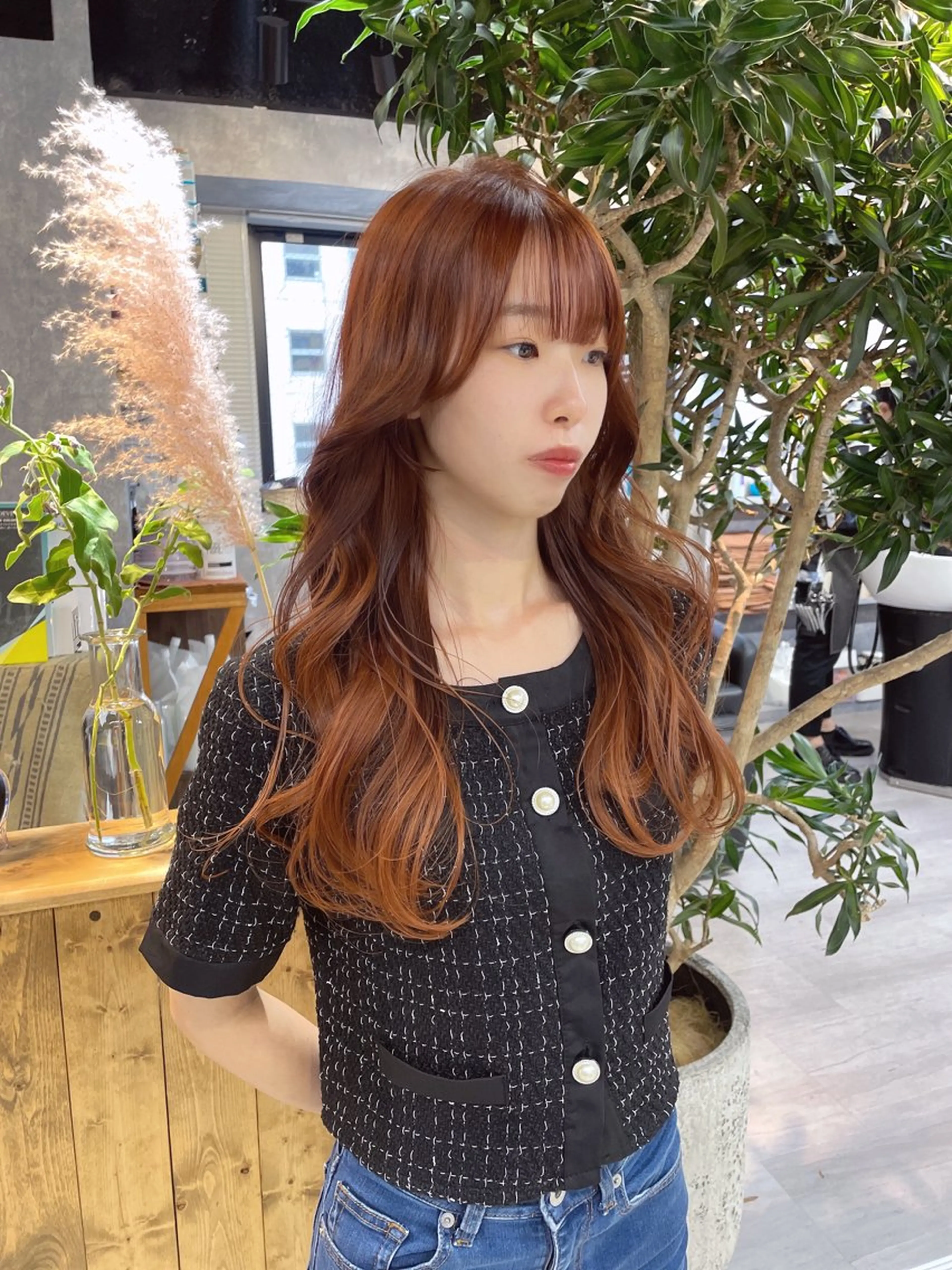 ロング .ico所属・宮城 ほのかのヘアスタイル