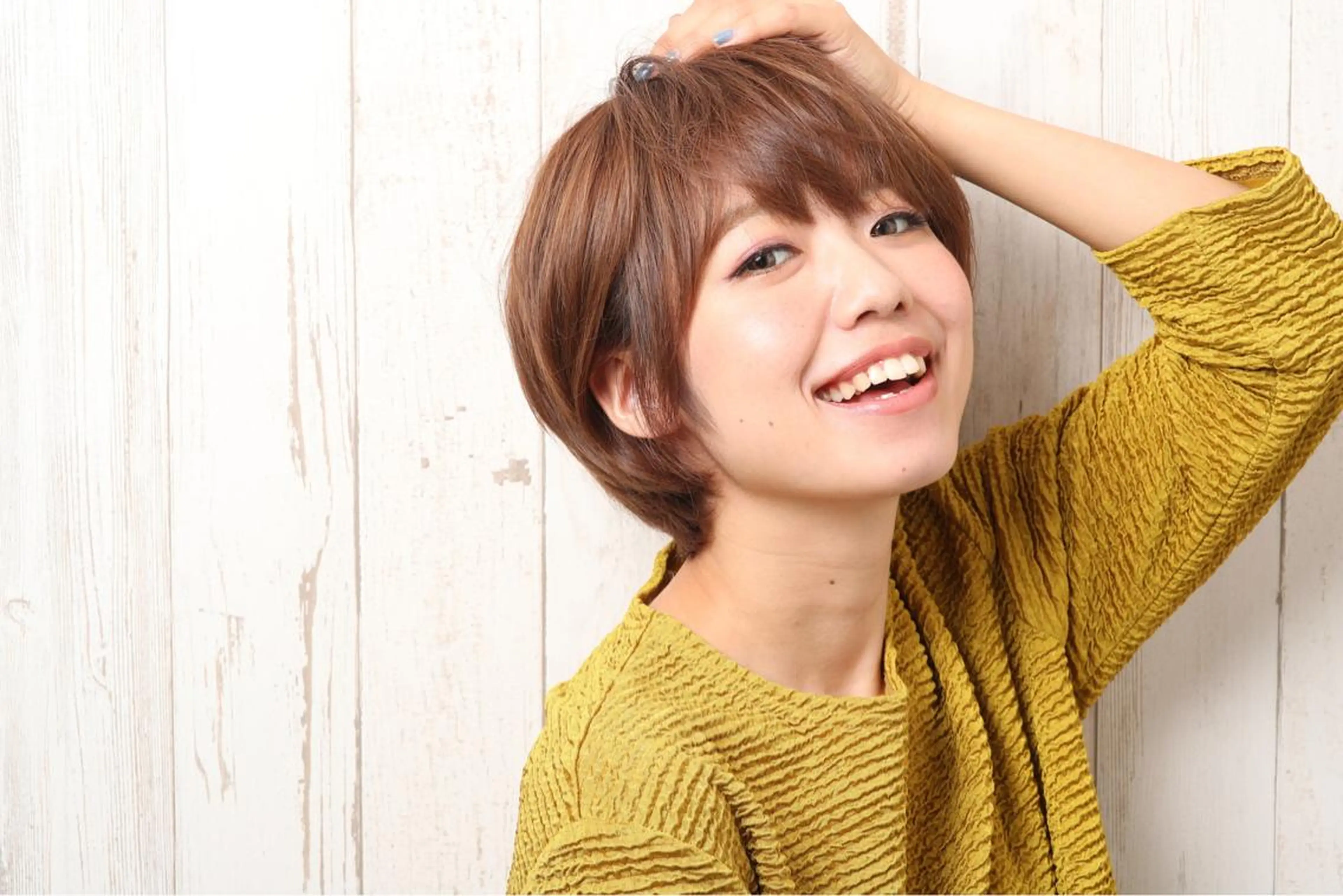 ショート ショートボブ ボブ ショートヘア FiNbyallure 池袋所属・シアカラー×髪質改善 ミニモ限定/浦前翼のヘアスタイル
