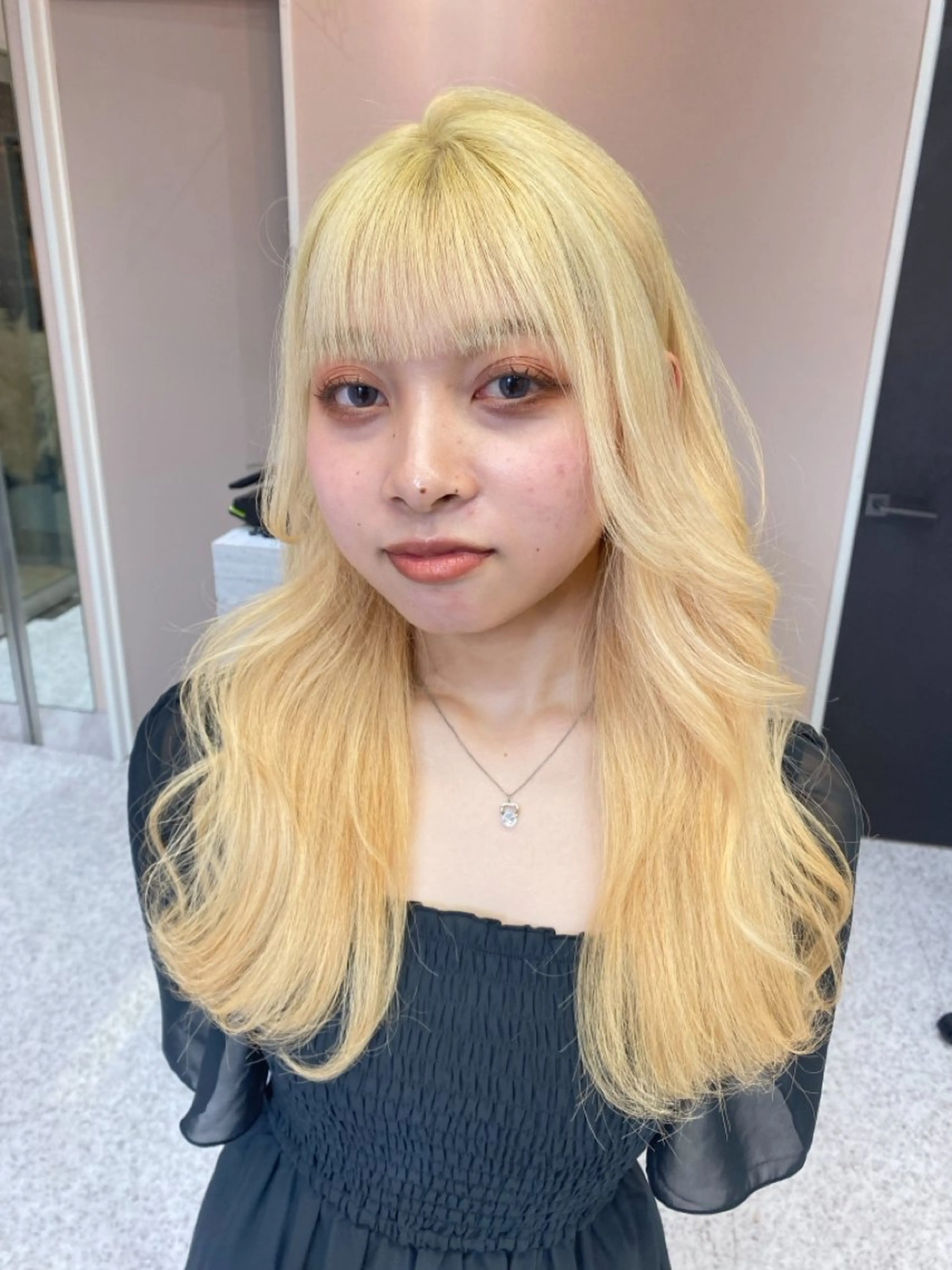 🍒oneブリーチ+全体カラー🍒の写真