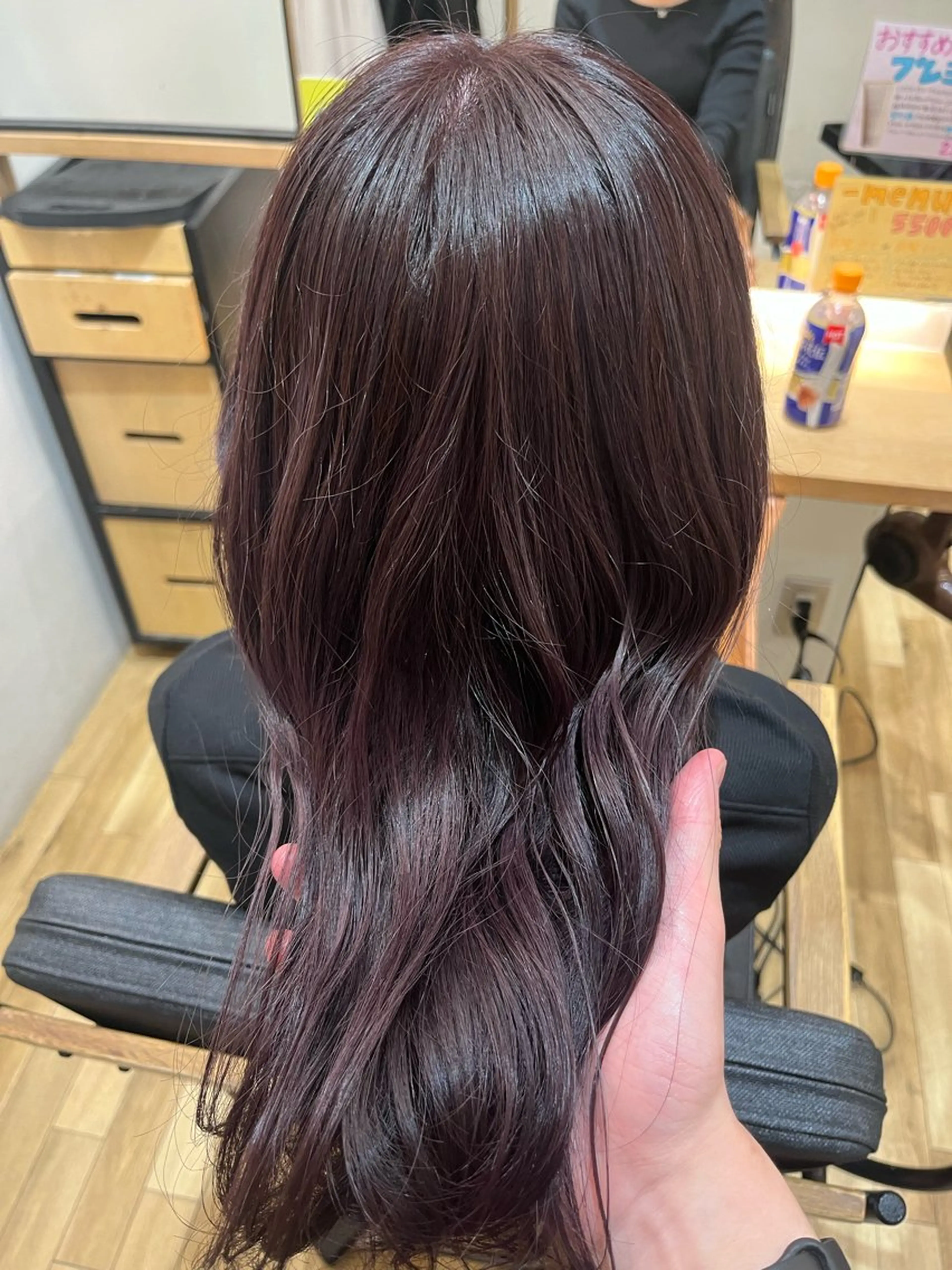 ミディアム カラー ヘアカラー たかしま あさひのヘアスタイル