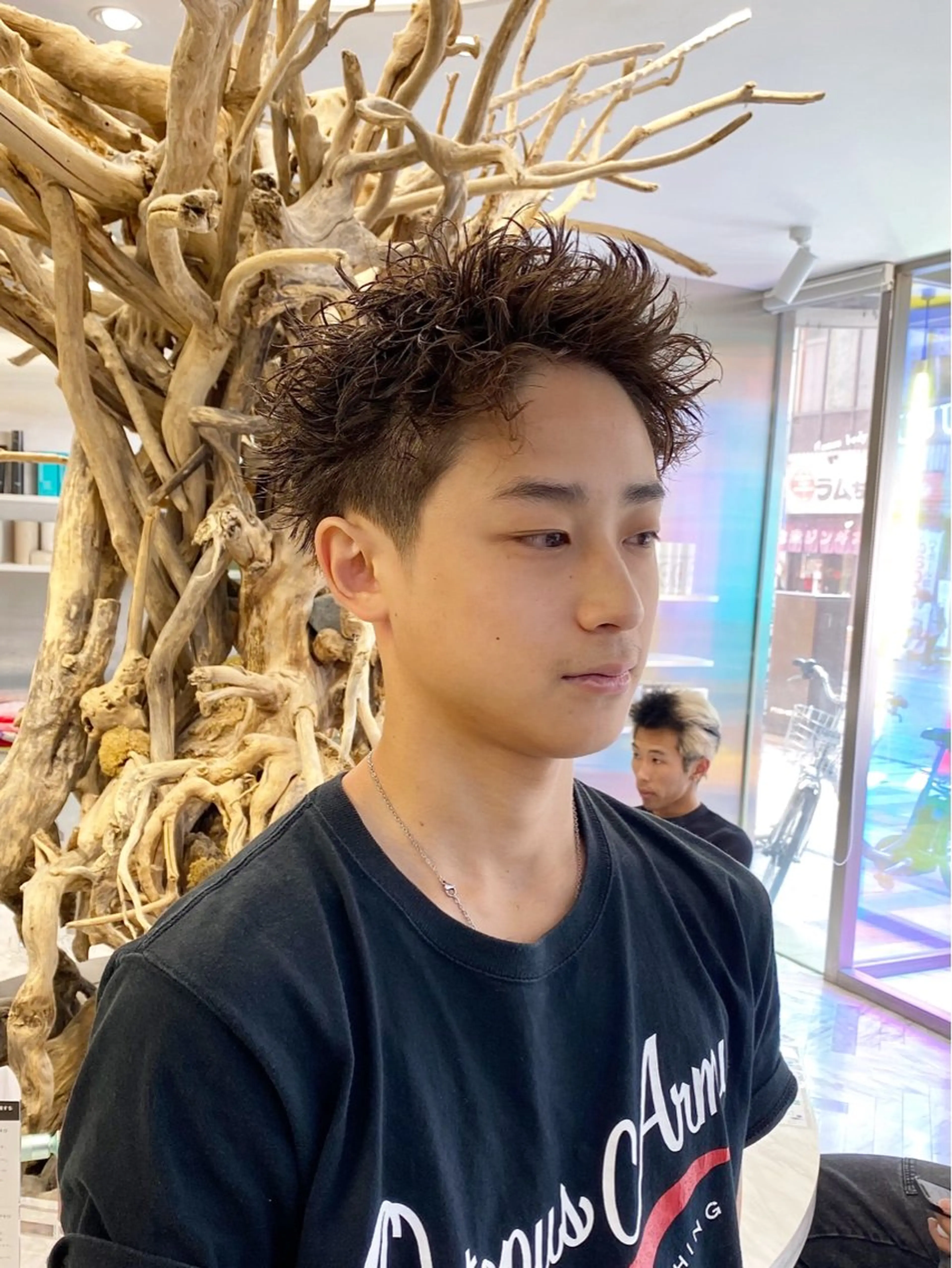 ショート パーマ メンズ カット パーマ シャドウパーマ/ メンズ特化のヘアスタイル
