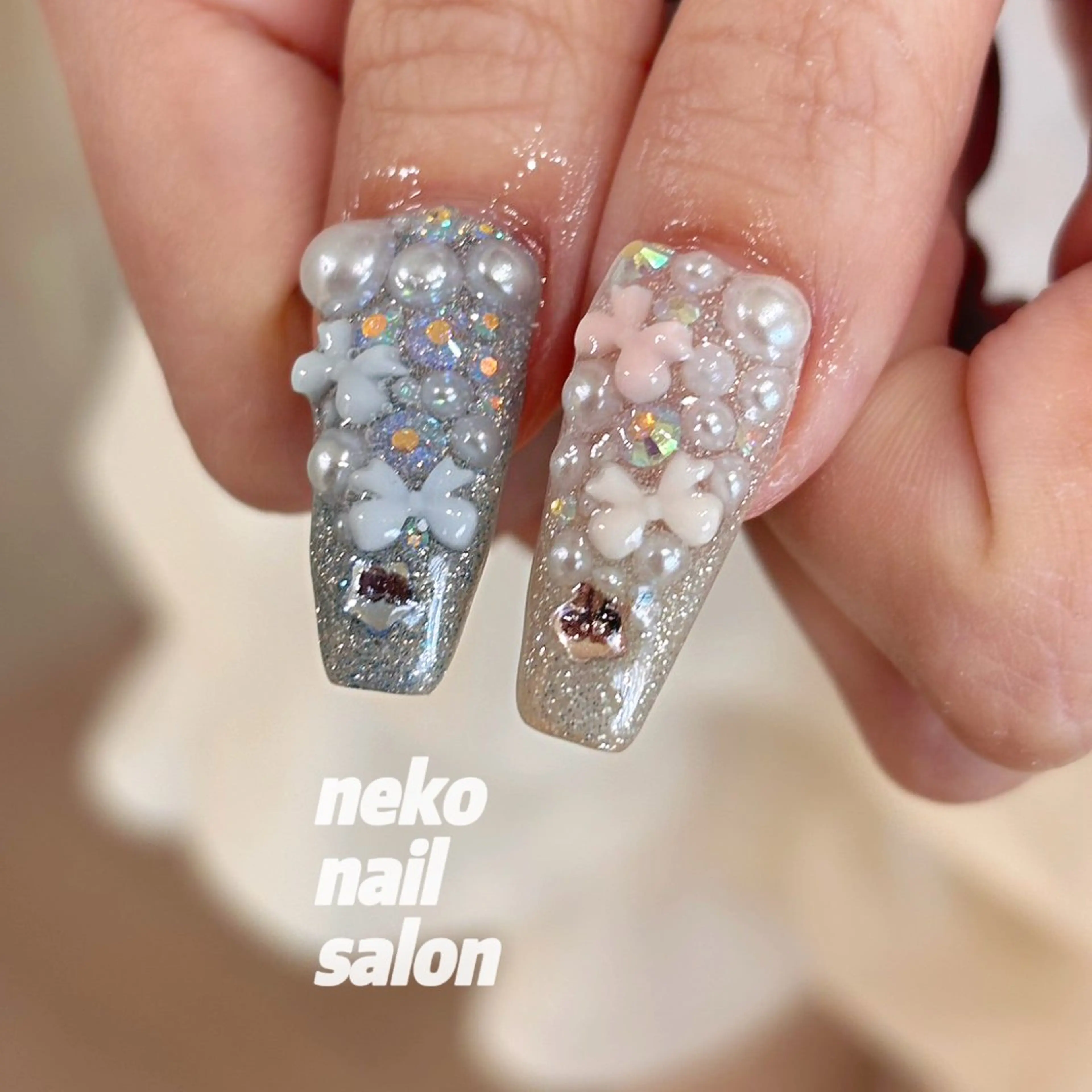 ネイル 冬ネイル クリスマス ハンドネイル neko nail所属・neko nailのネイルデザイン