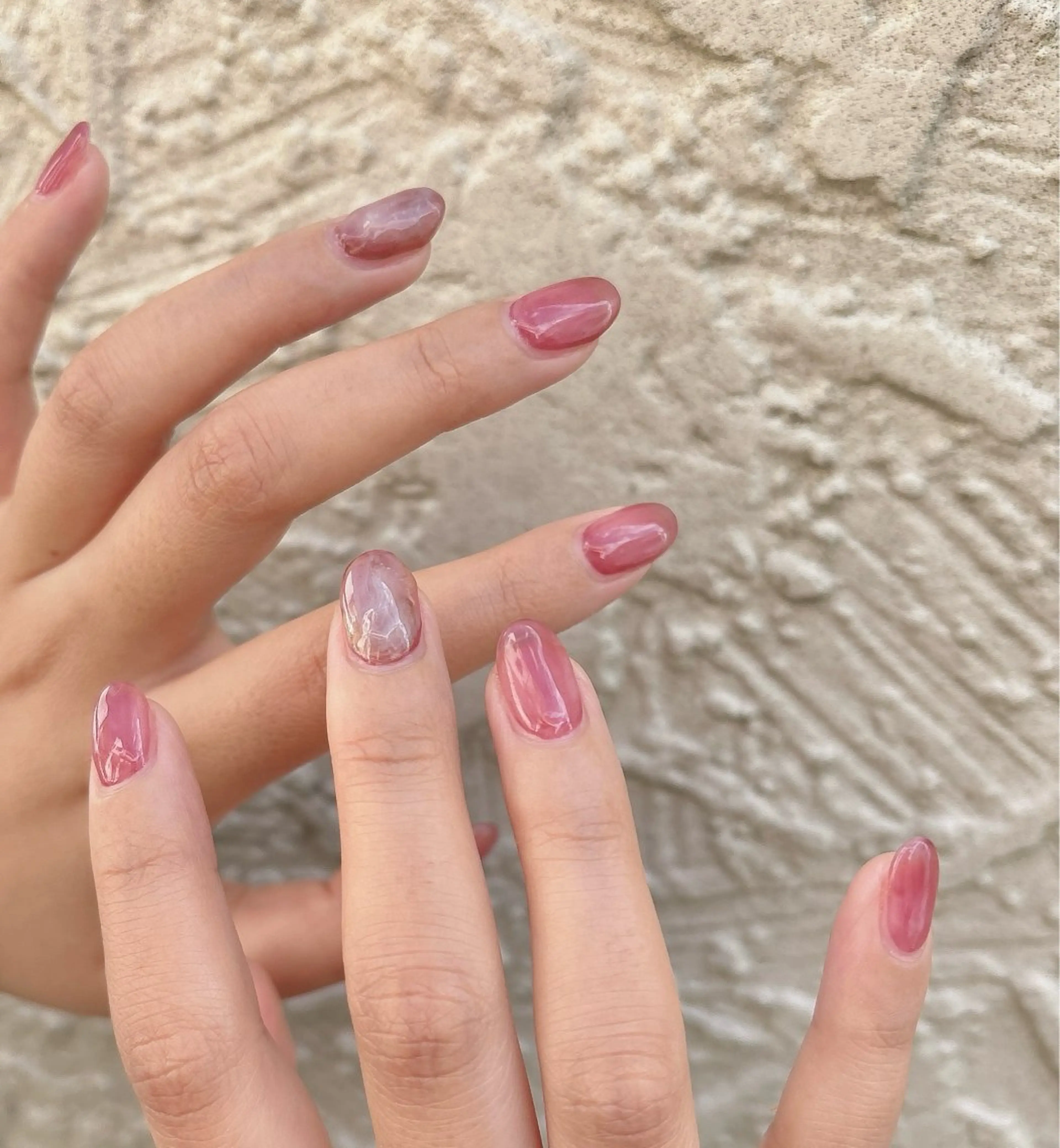 ネイル ニュアンスネイル ワンカラーネイル シンプルネイル ハンドネイル nails 🎀meのネイルデザイン