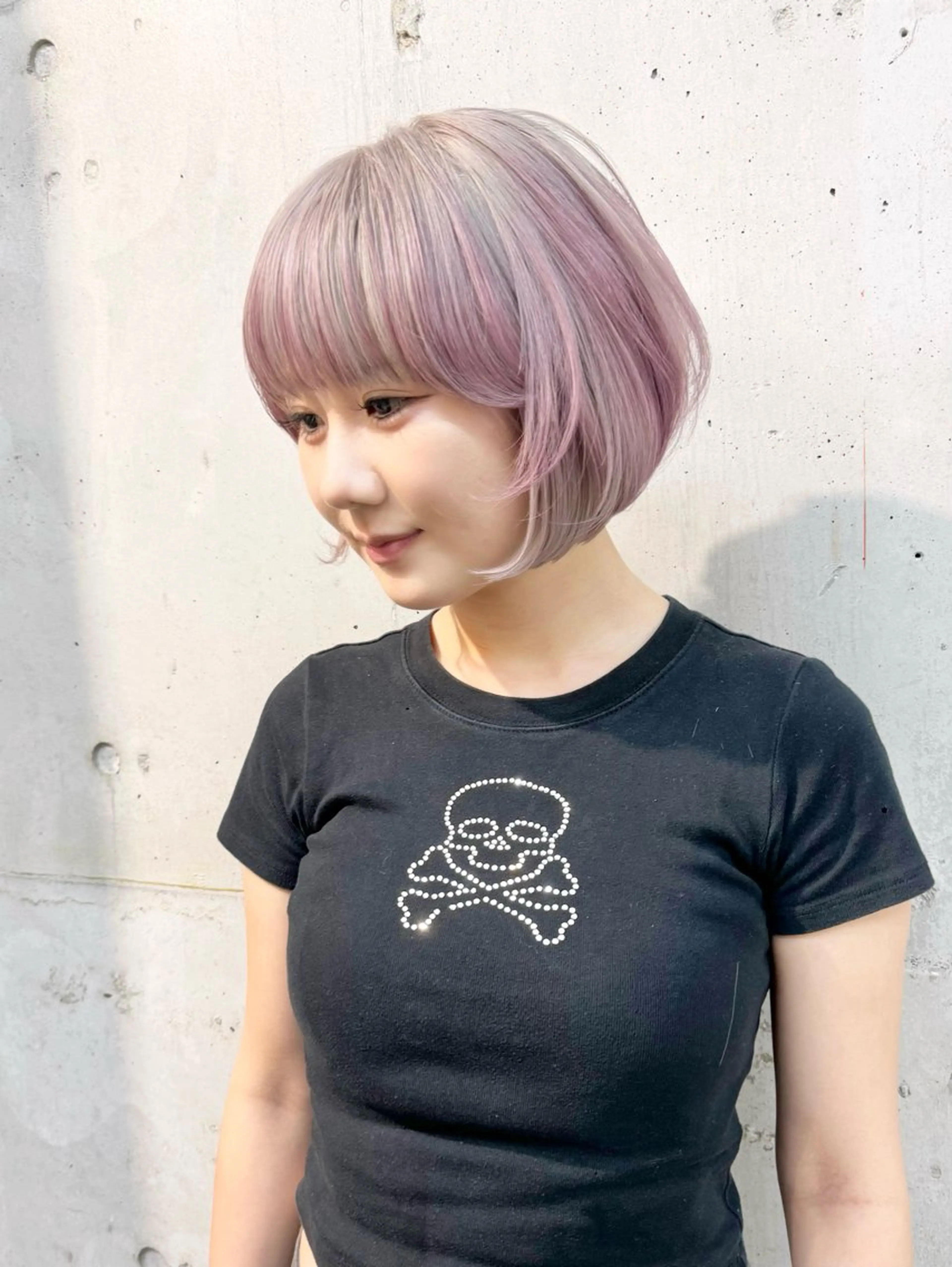 ミディアム カラー ヘアアレンジ ミディアムパーマ ブリーチ ケアブリーチ ダブルカラー ハイライトカラー ヘアカラー トリートメント lani 天神大名/ブリーチのヘアスタイル