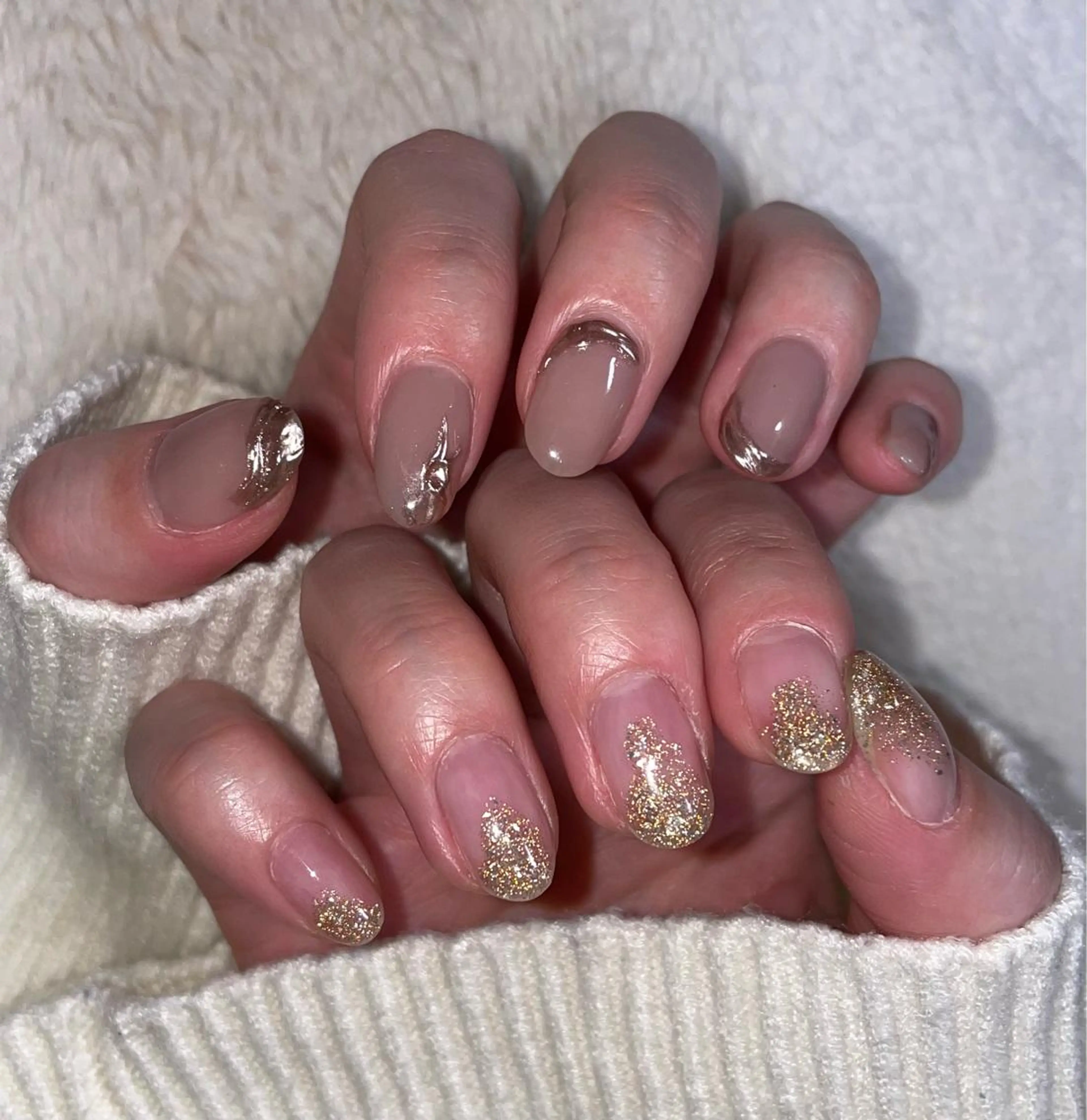 ネイル フラッシュネイル ラメ(グリッター) eyelash & nail  AN所属・eyelash & nail  ＡＮのマツエク・マツパデザイン