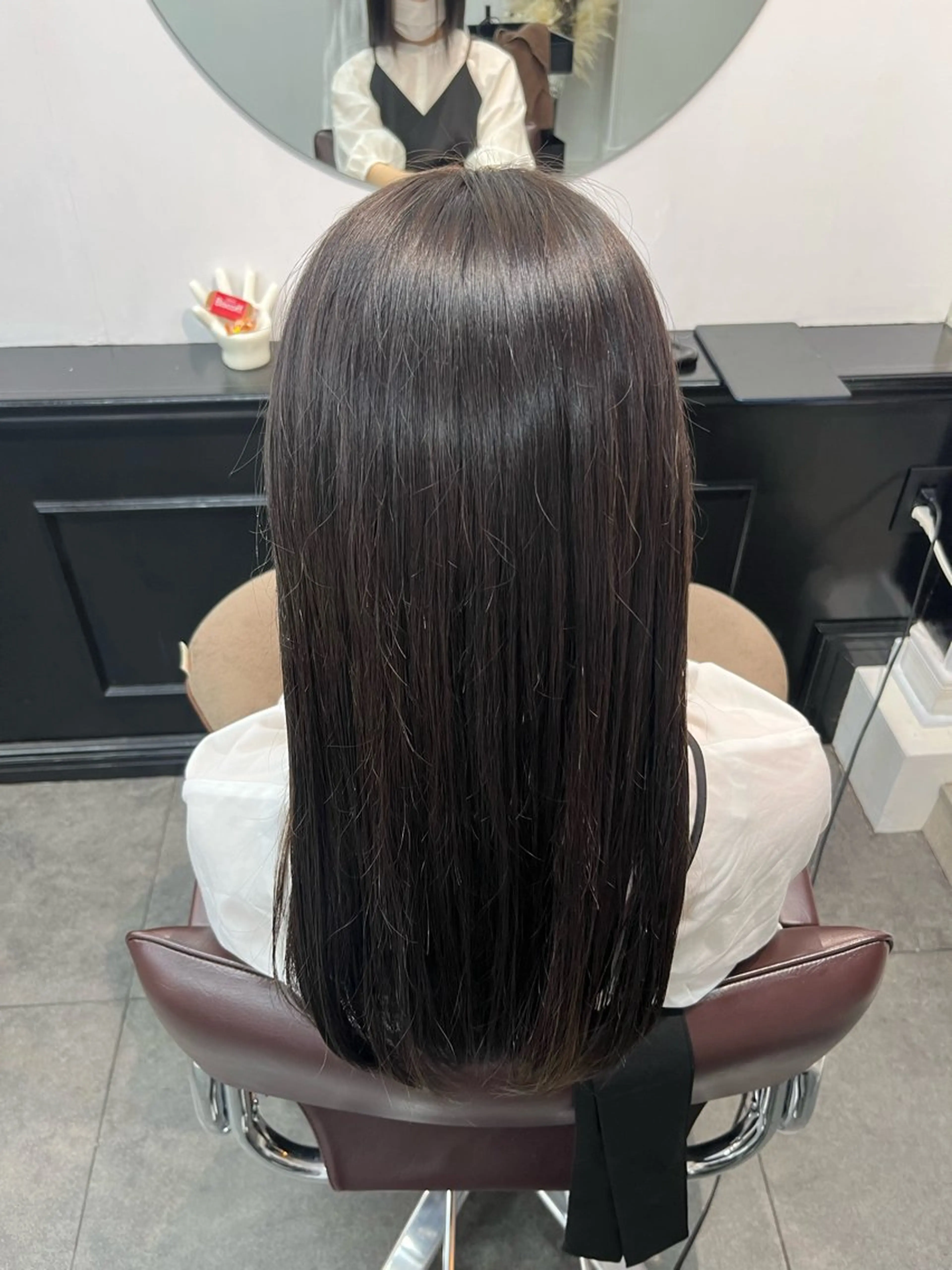ロング カラー 猪俣 彩音のヘアスタイル