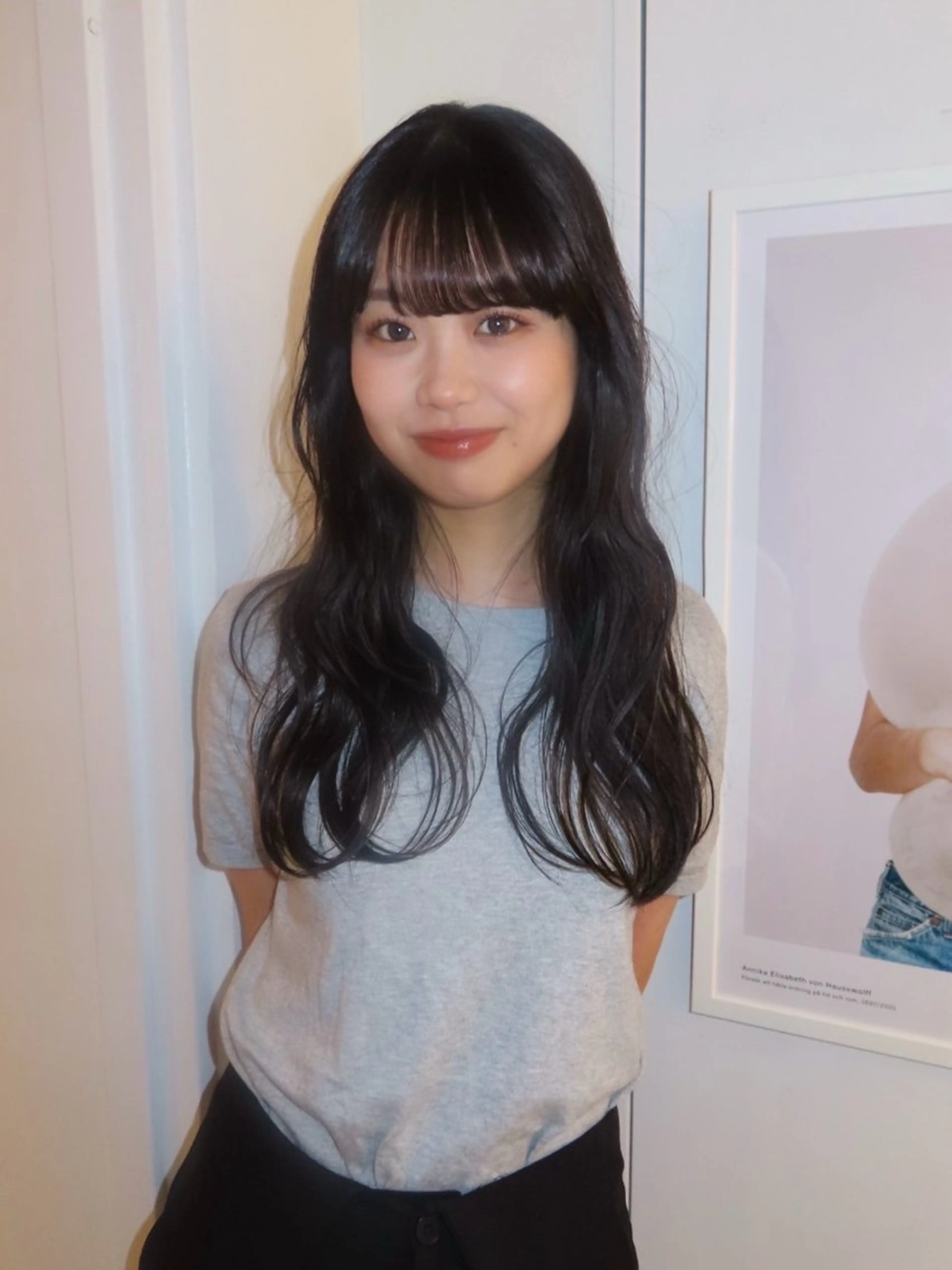 セミロング ヘアカラー rizu ボブヘアのヘアスタイル