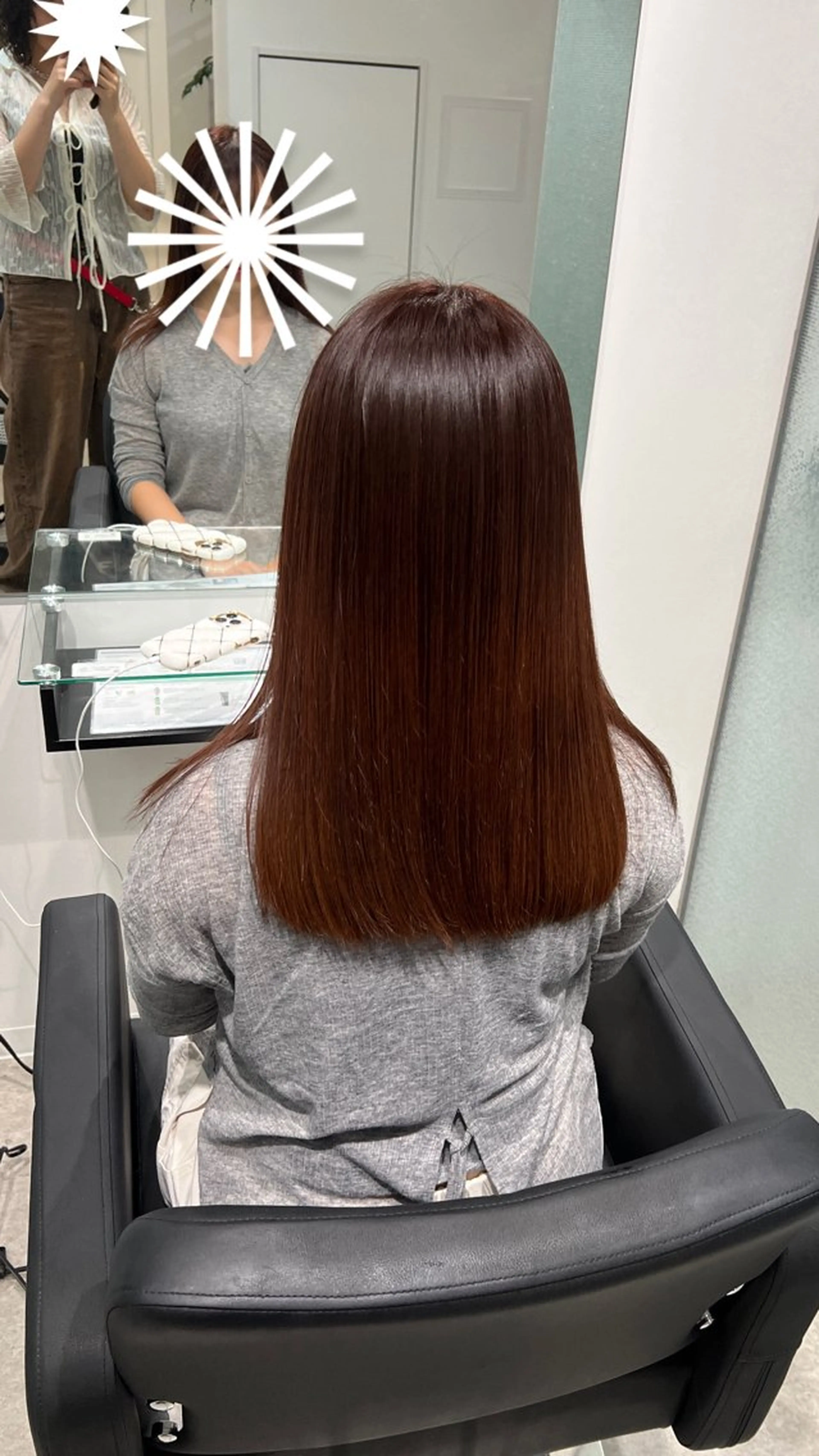 ロング カラー トリートメント 酸熱トリートメント ボブカット🌀✷/ 堀内志茉のヘアスタイル