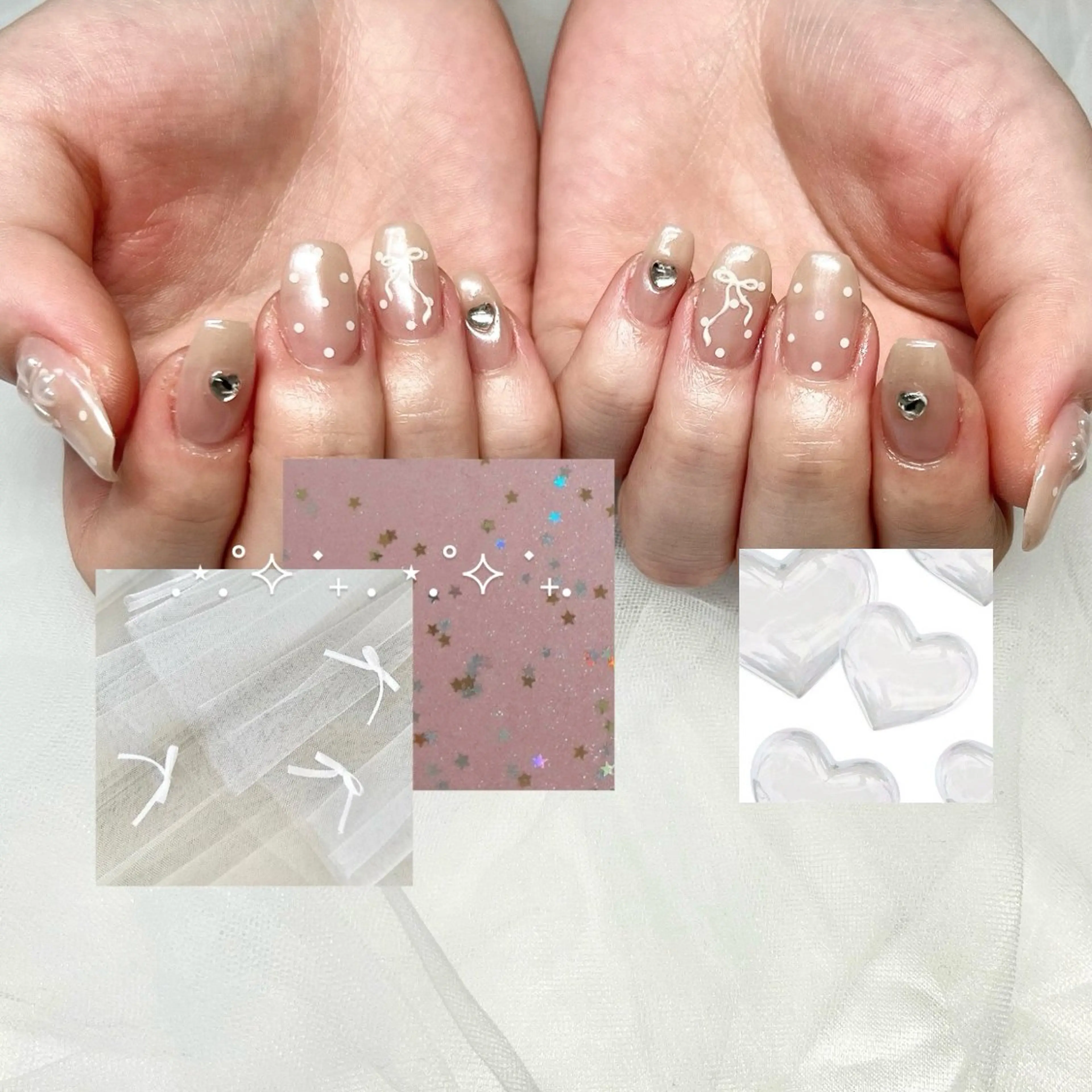 ネイル 長さ出し フラッシュネイル ジェルネイル マグネットネイル 持ち込み 🌷Gemini nami🌷のネイルデザイン