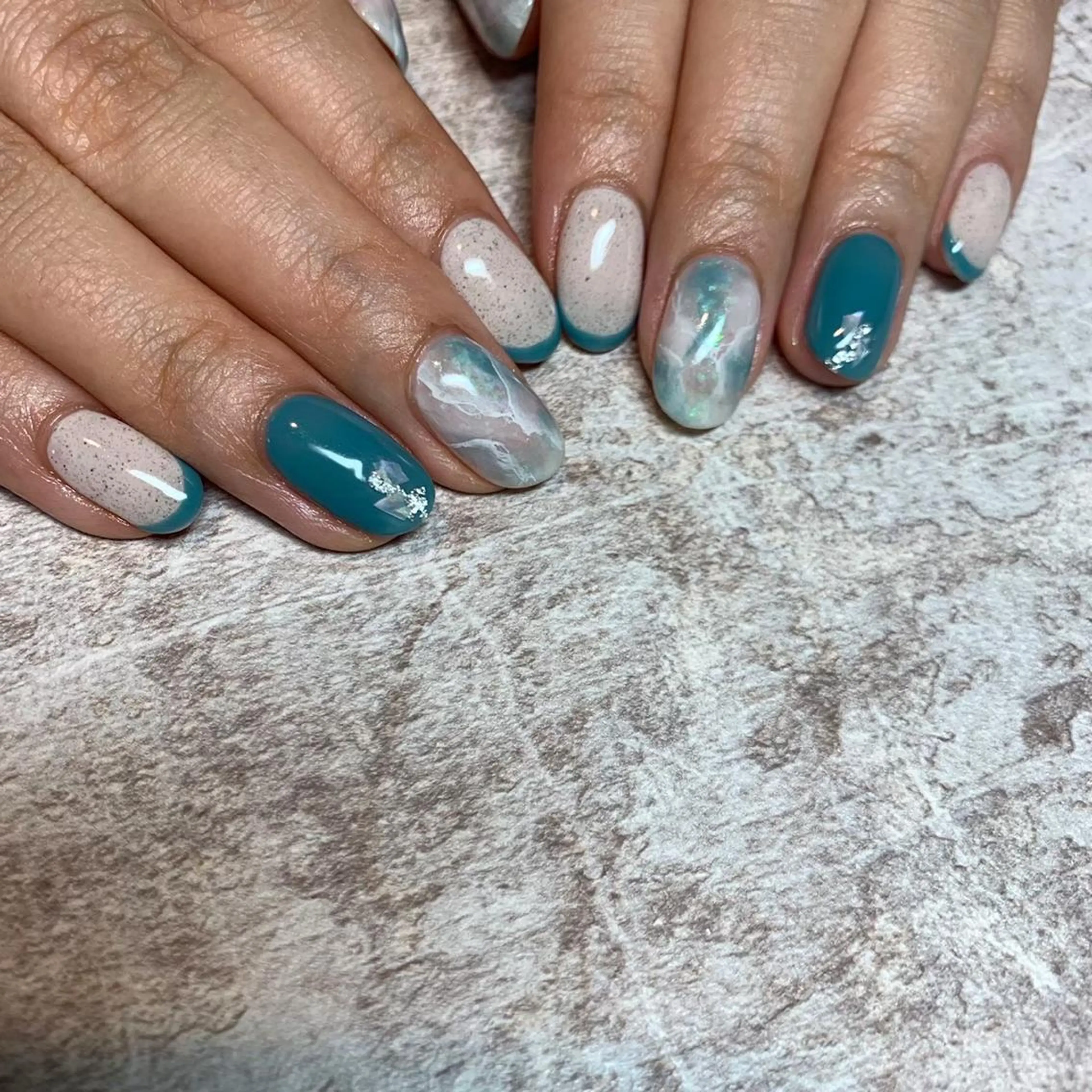 ネイル 大理石ネイル(マーブル) Nail salon  Planage所属・☺︎na tsu…のネイルデザイン