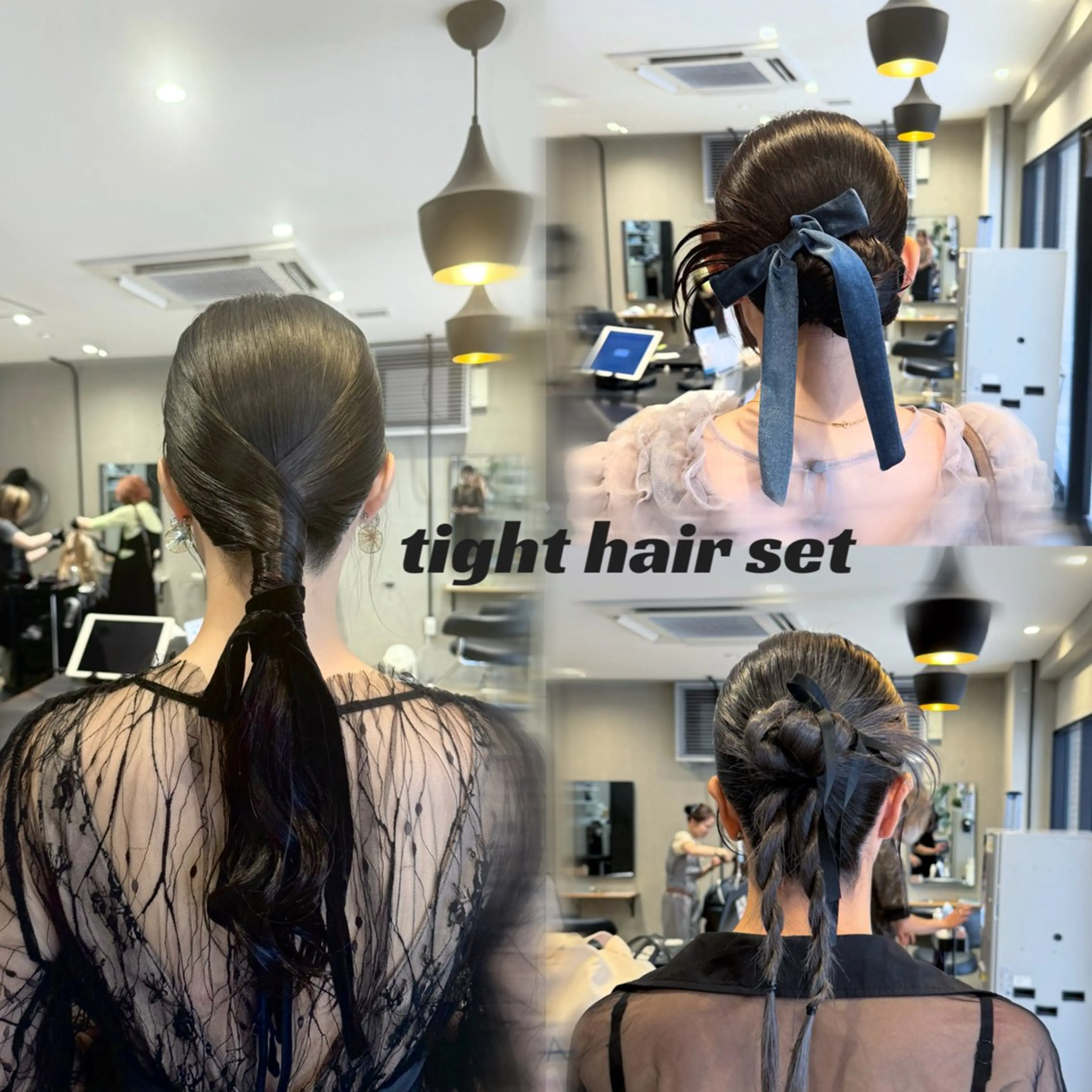 パーティーヘアセット🎀【カチモリ・タイトヘア】໒꒱の写真