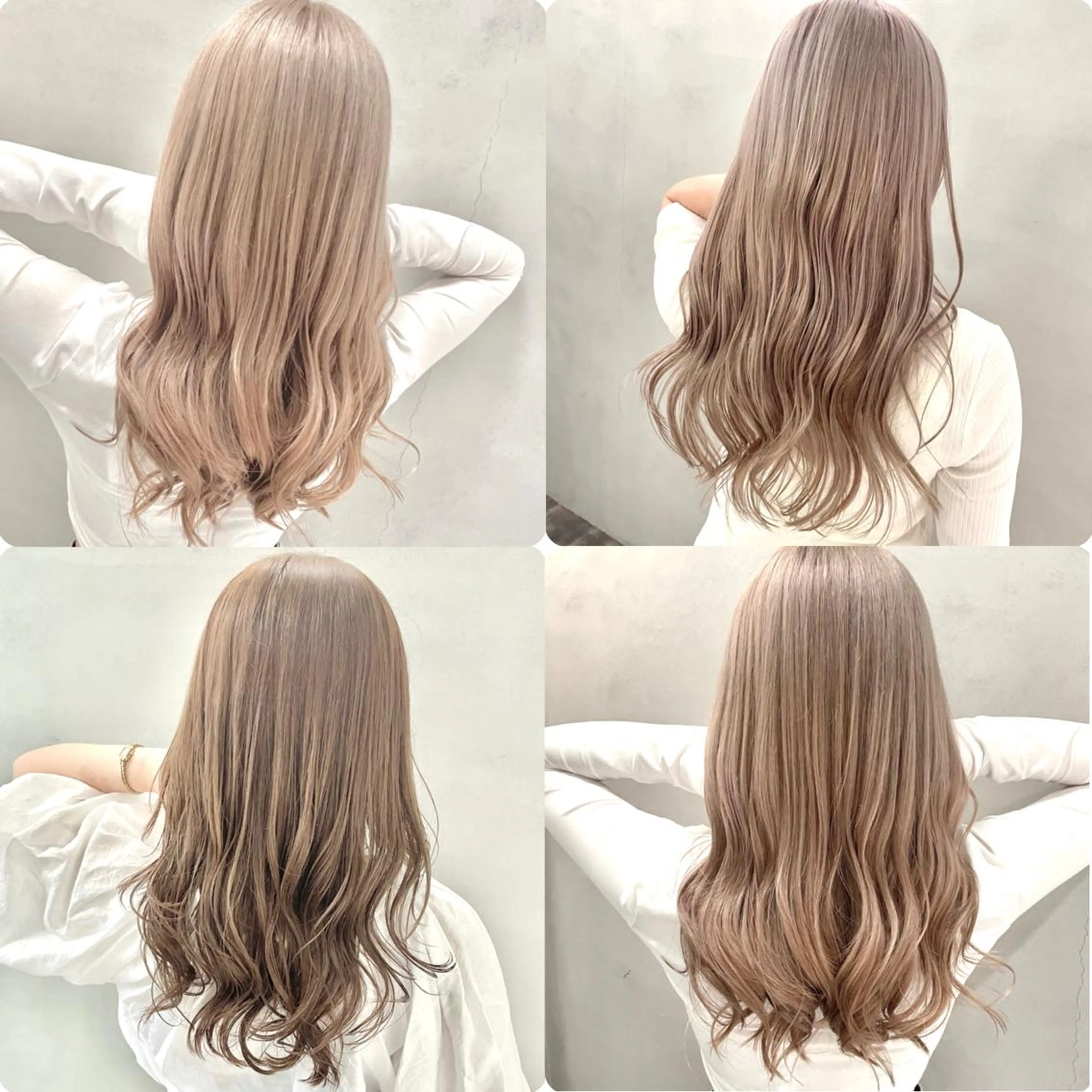 ロング カラー ベージュカラー LINDO TOKYO所属・✨ハイトーン✨ 濱田知孝のヘアスタイル
