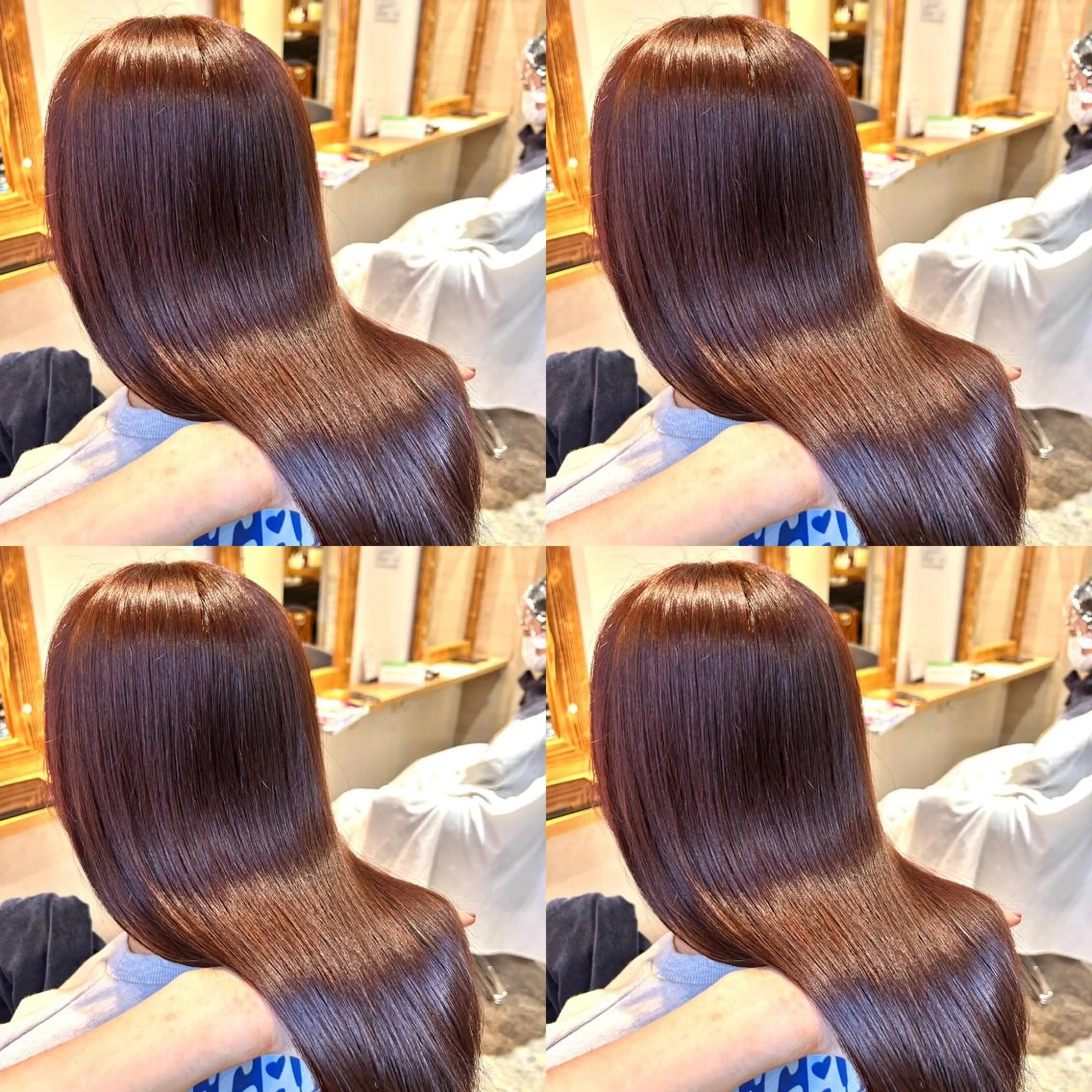 ロング カラー ブラウンカラー ショコラブラウン 韓国レイヤー ×髪質改善✨純大のヘアスタイル