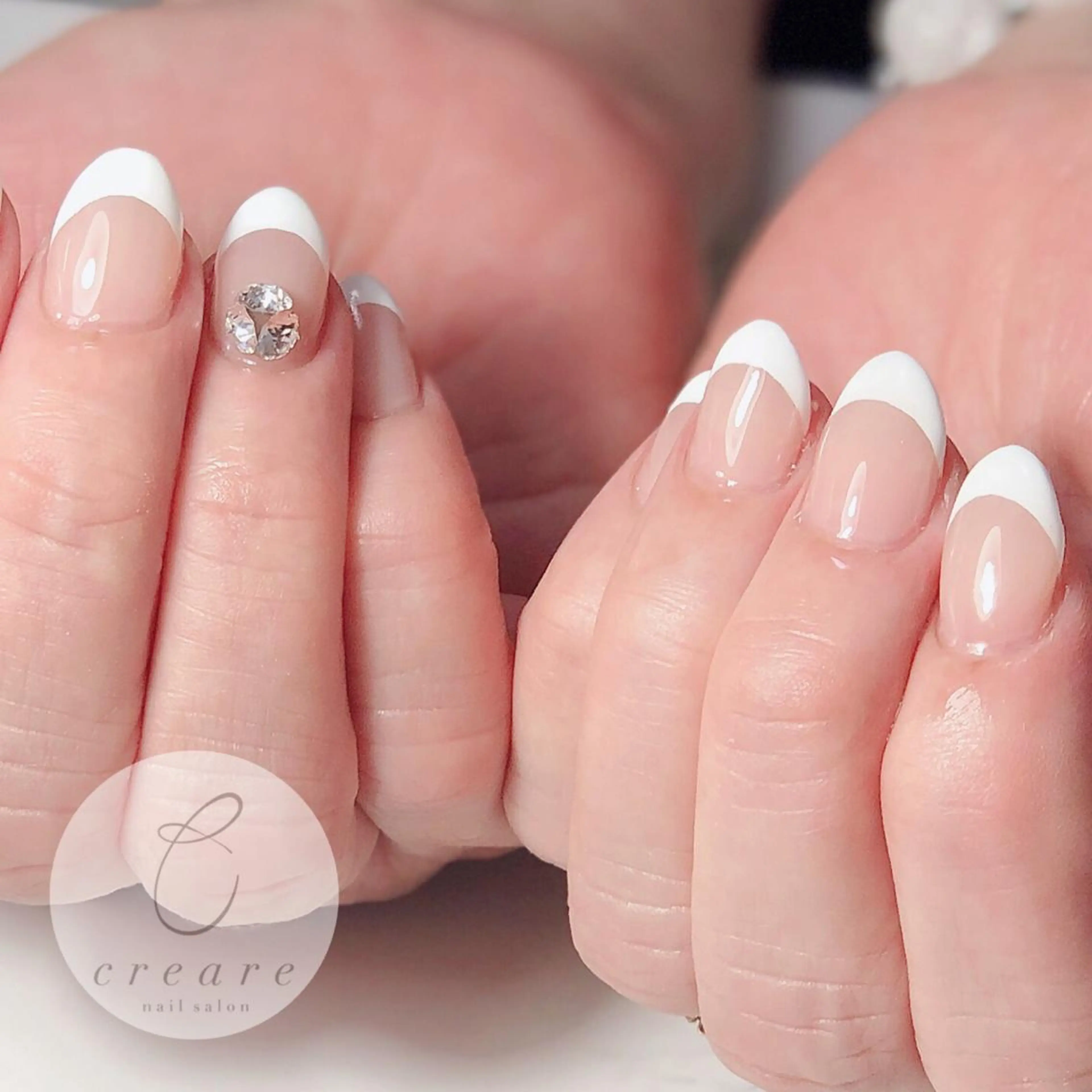 ネイル アートネイル フレンチネイル ジェルネイル オフィスネイル ワンカラーネイル 辻野 和枝のネイルデザイン