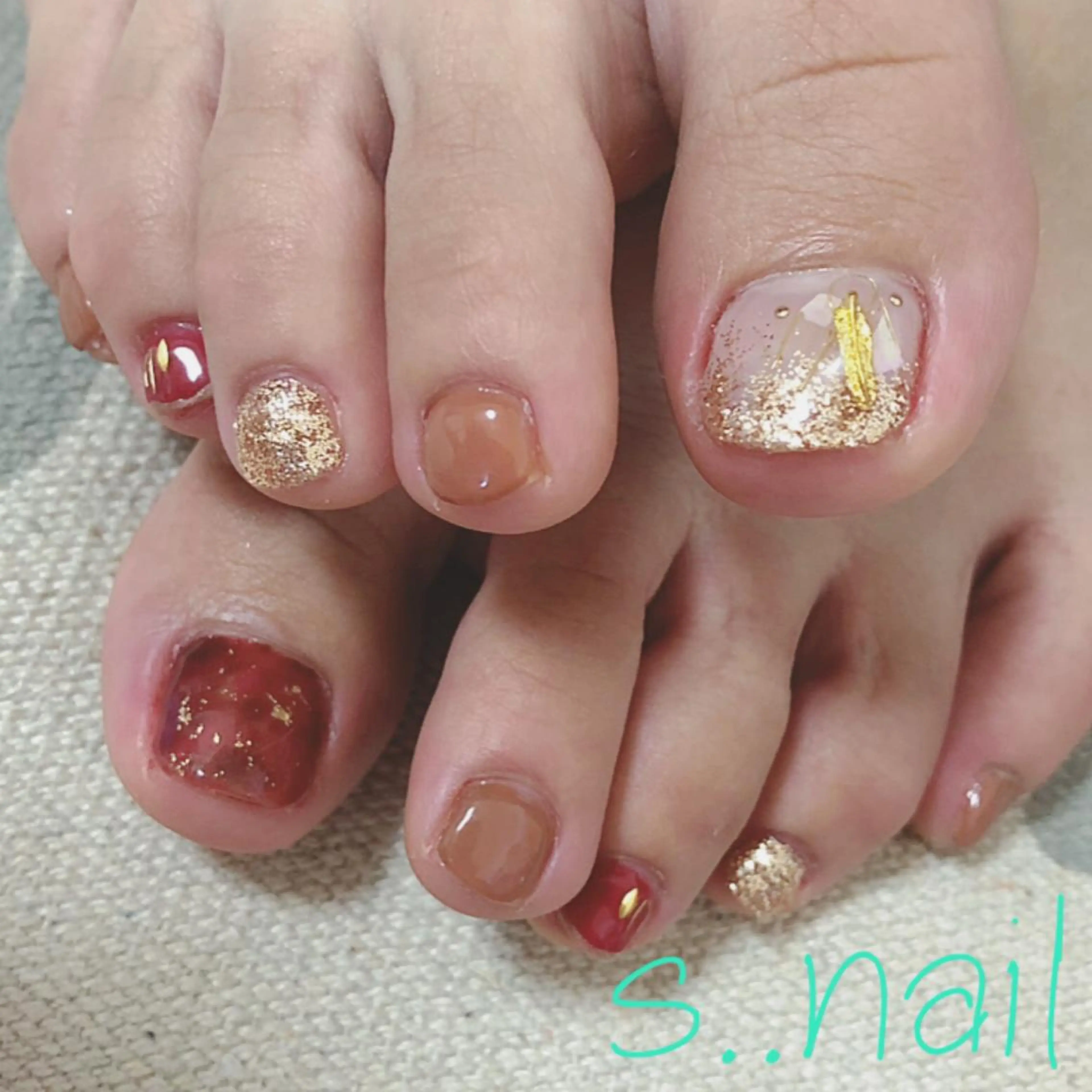 ネイル 持ち込み ハンドネイル フットネイル s..nail / MORITAのネイルデザイン