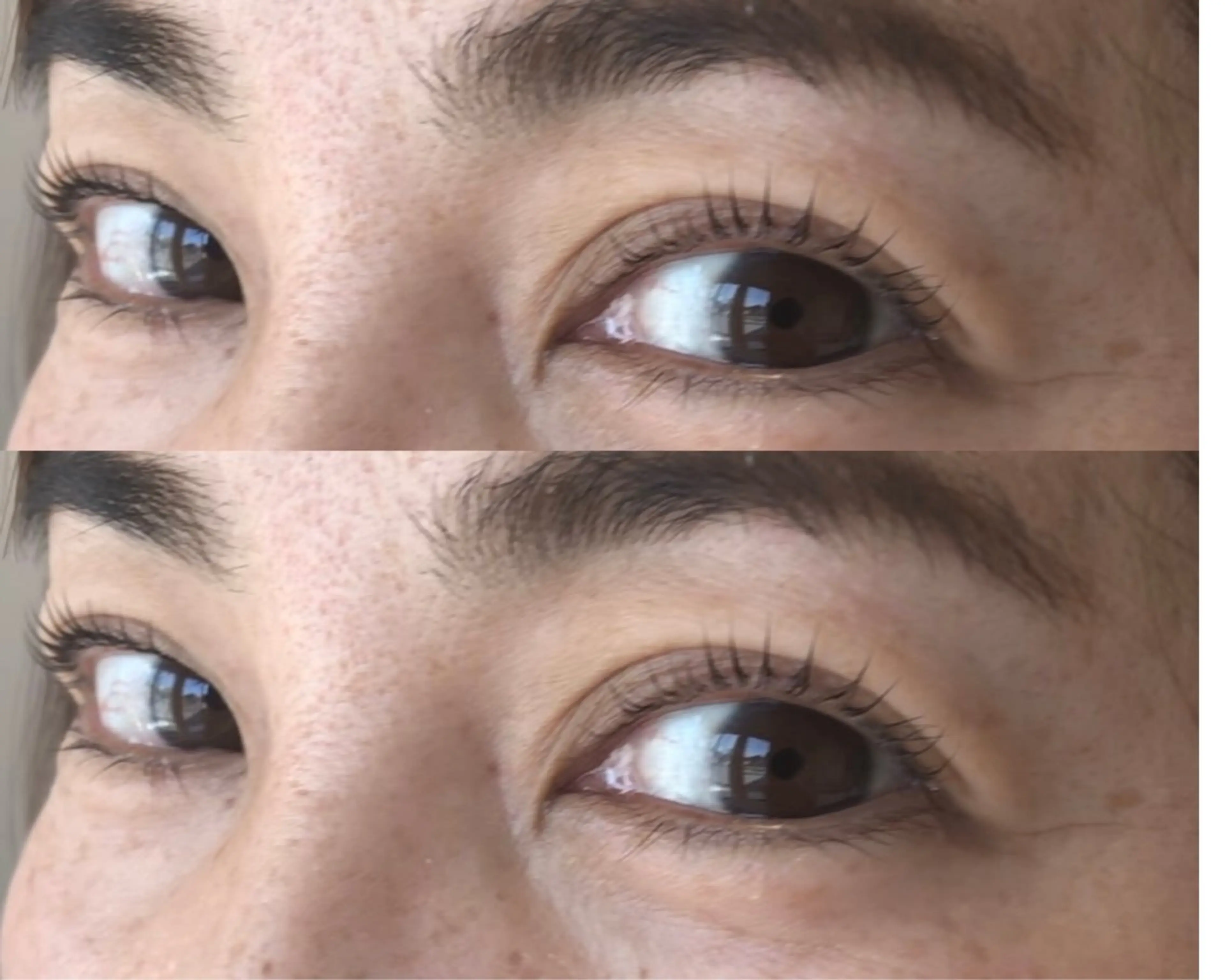 まつげパーマ モデルの写真