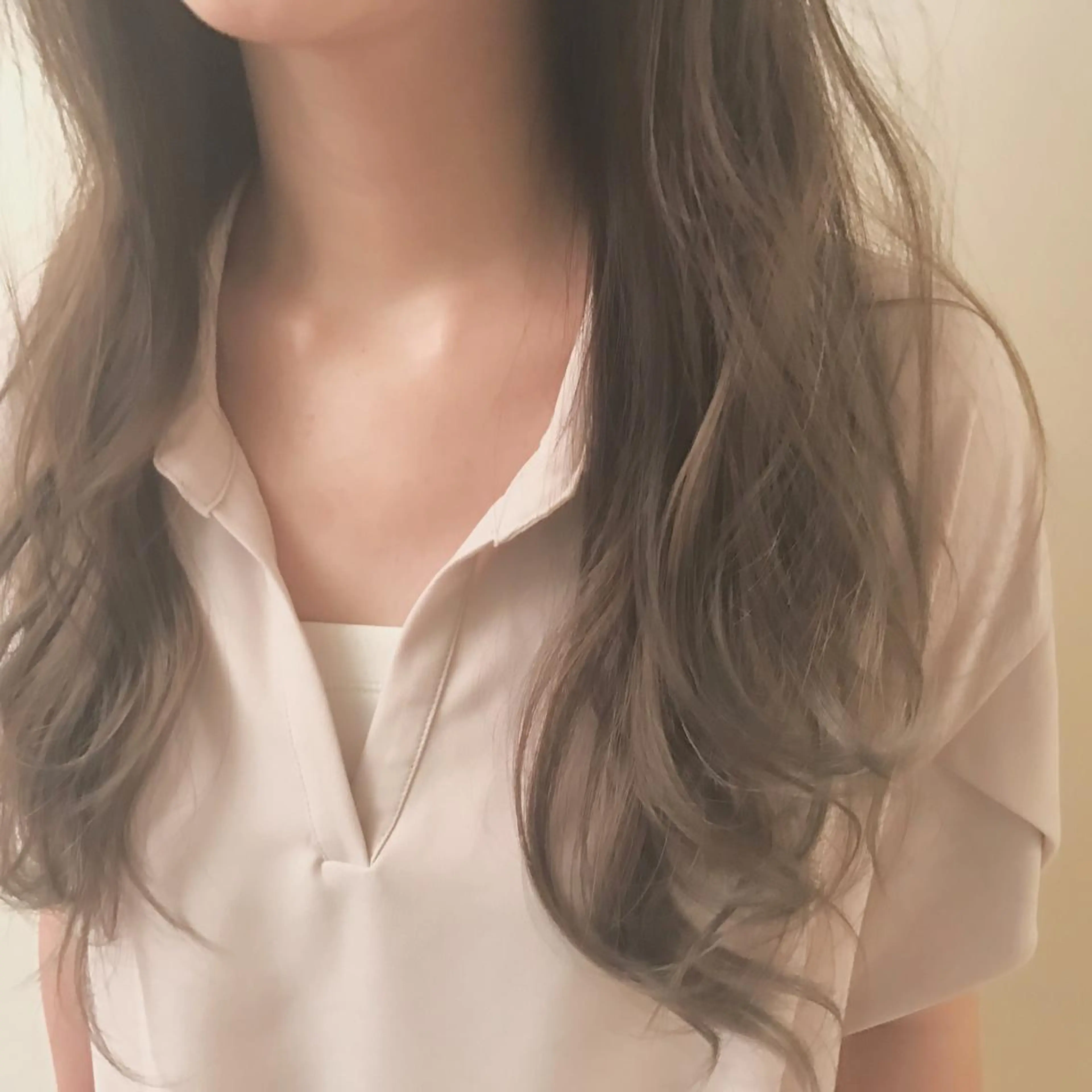 ロング カラー ブラウンカラー AILEE所属・ウルフカット レイヤーカット上柿のヘアスタイル