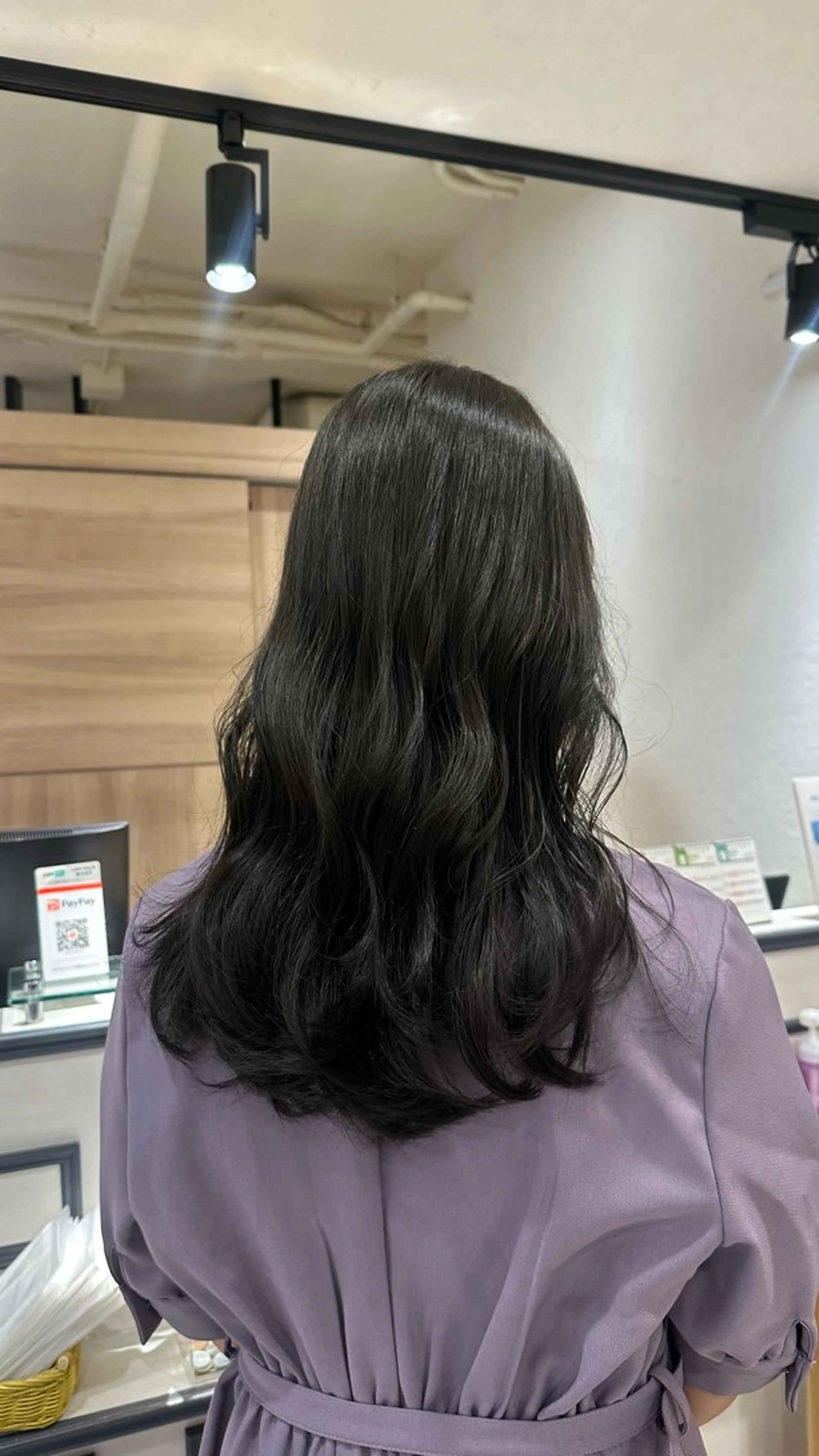 ロング ヘアカラー トリートメント 江口 侑理加のヘアスタイル