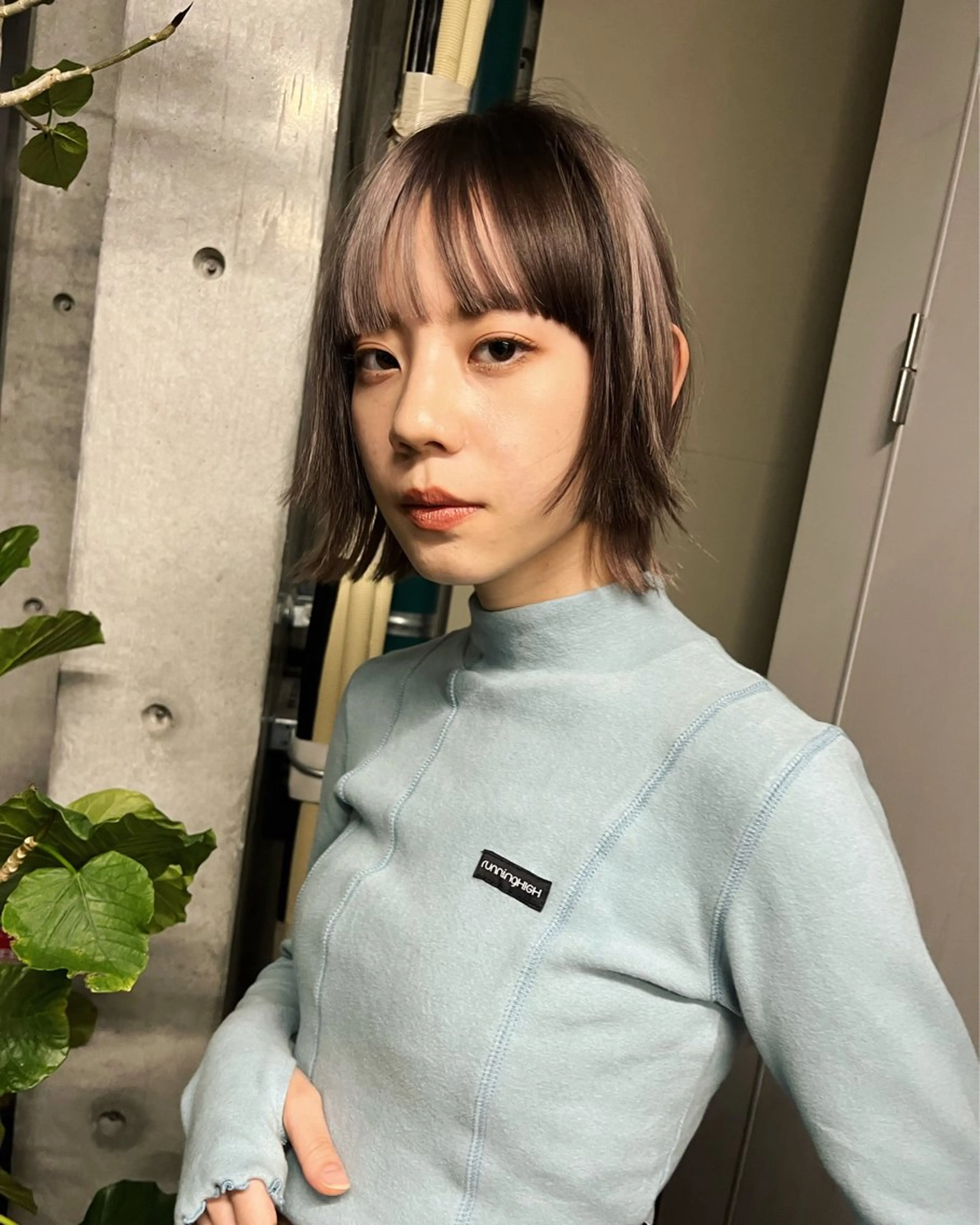 ショート カラー レイヤーカット カシマハヤトのヘアスタイル