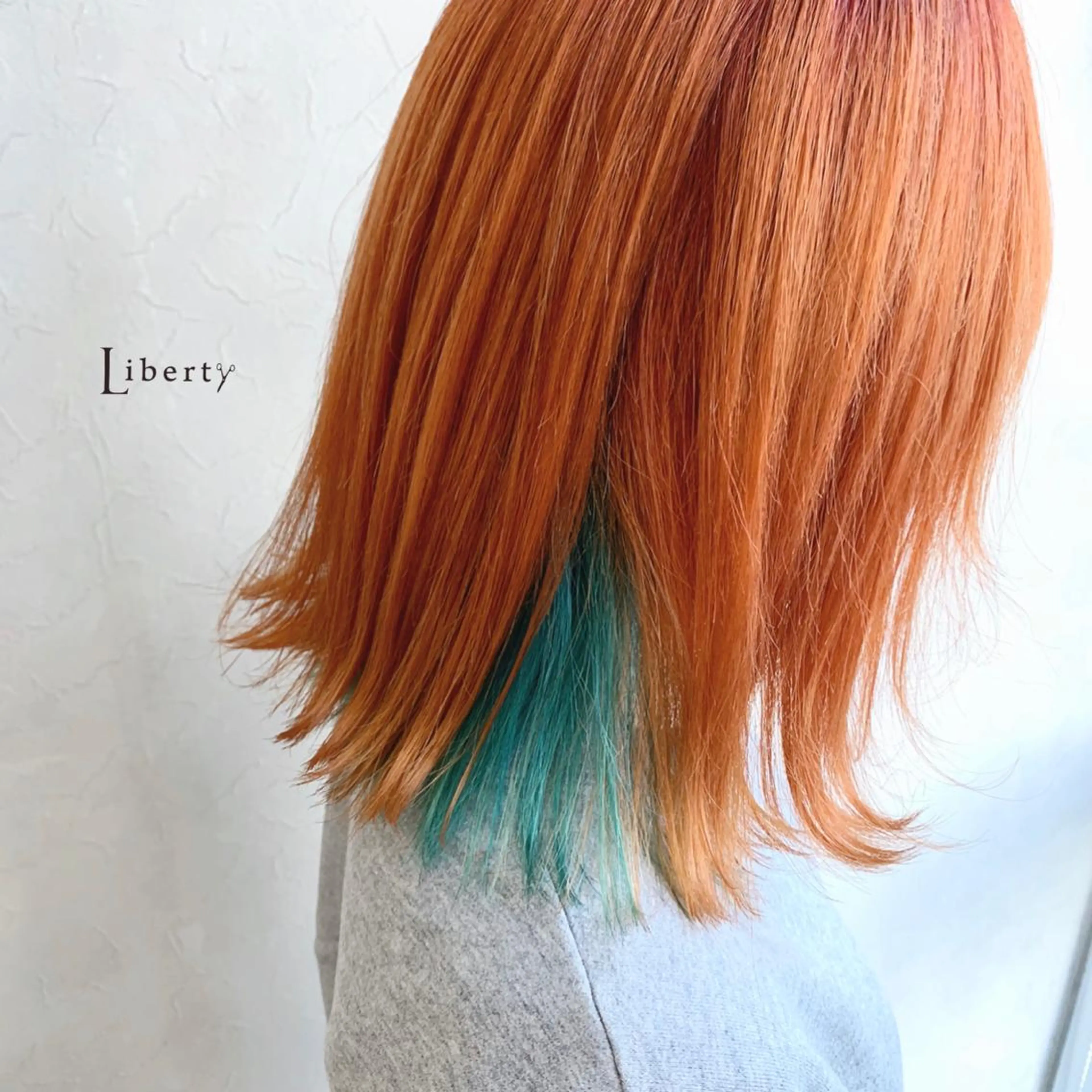 ミディアム カラー ヘアカラー トリートメント Liberty 店長 TAJIMAのヘアスタイル