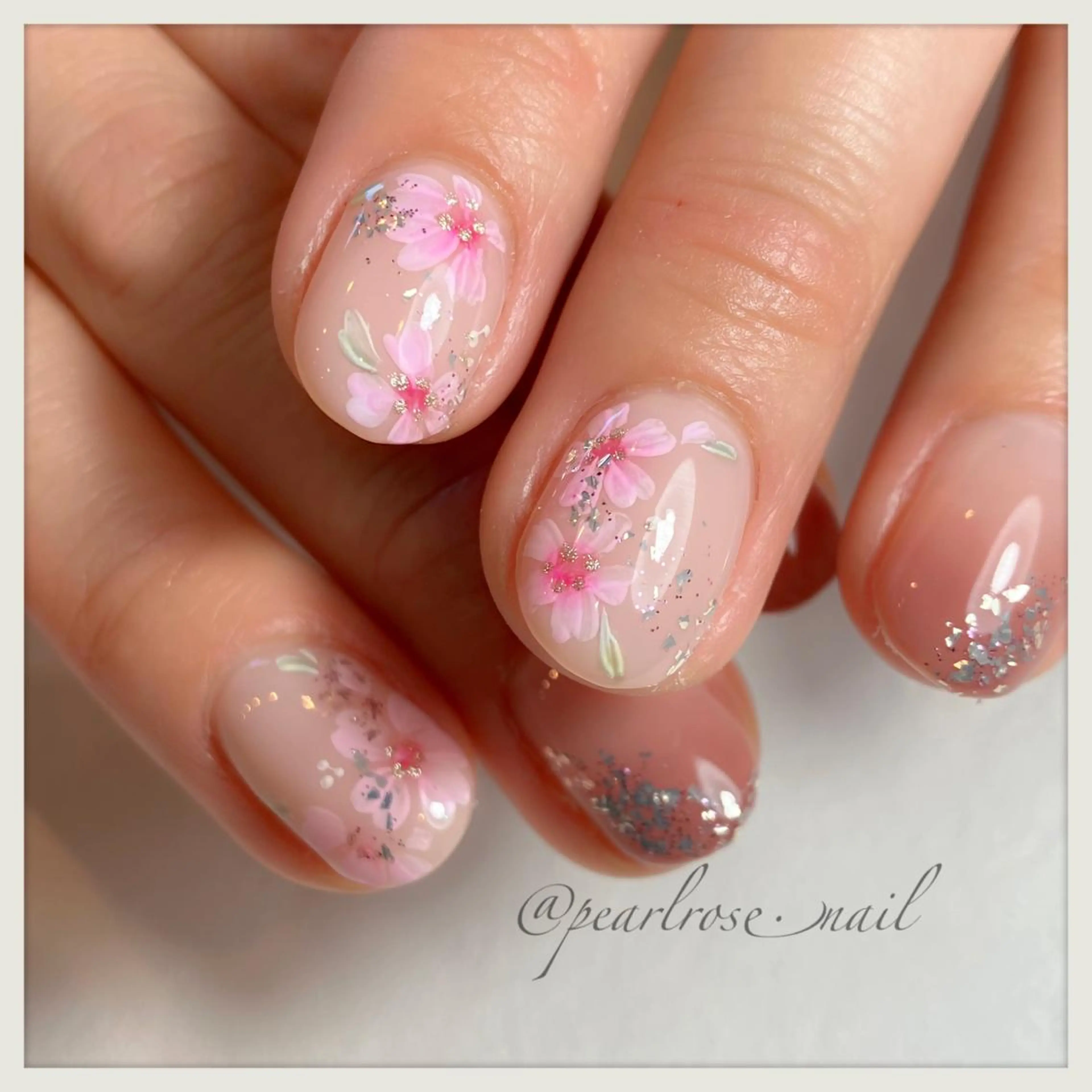 ネイル 桜ネイル ハンドネイル Beauty salon Ryu・ange所属・RyuAnge リュアンジュのその他イメージ