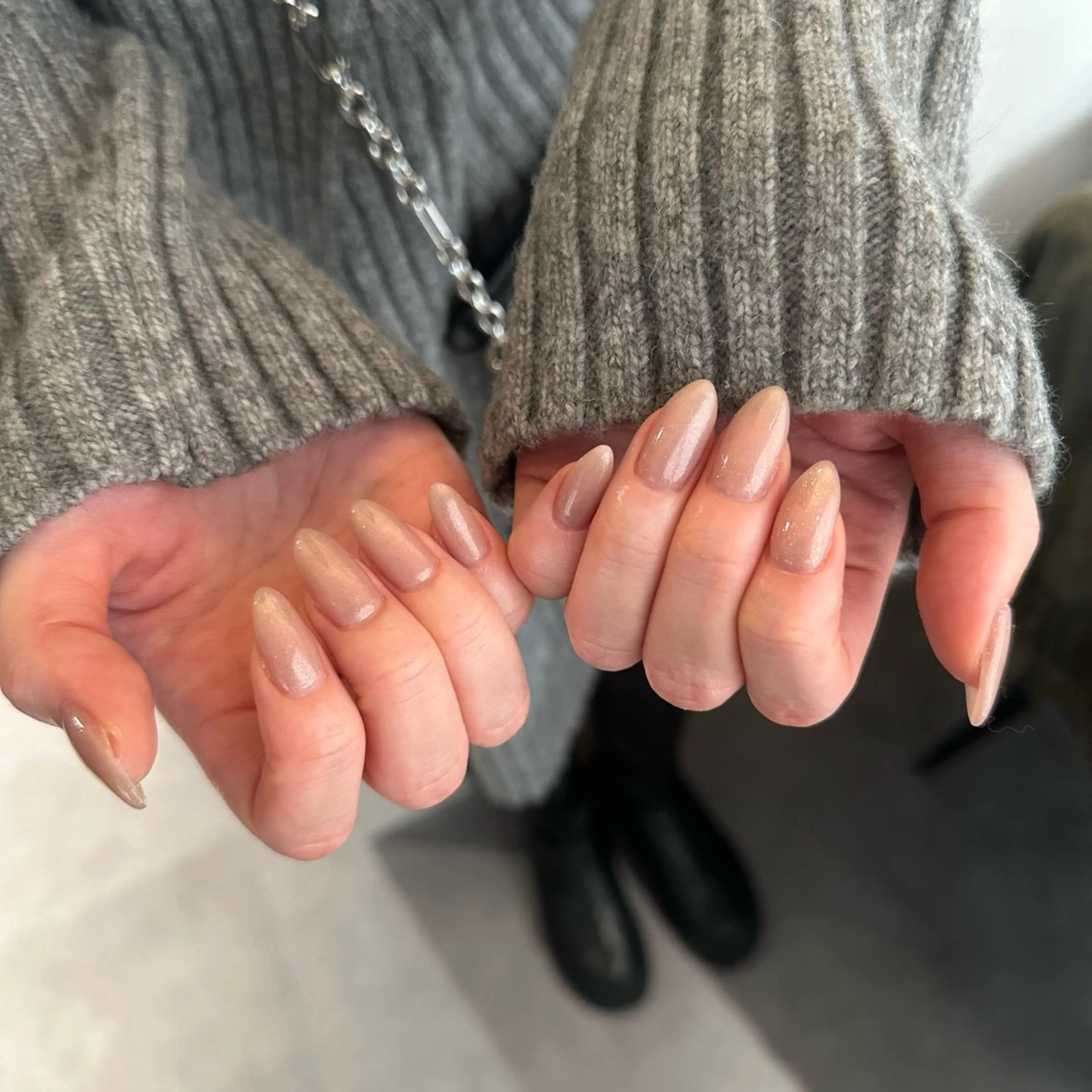 ネイル ラメ(グリッター) ワンカラーネイル ハンドネイル etorca nailのネイルデザイン