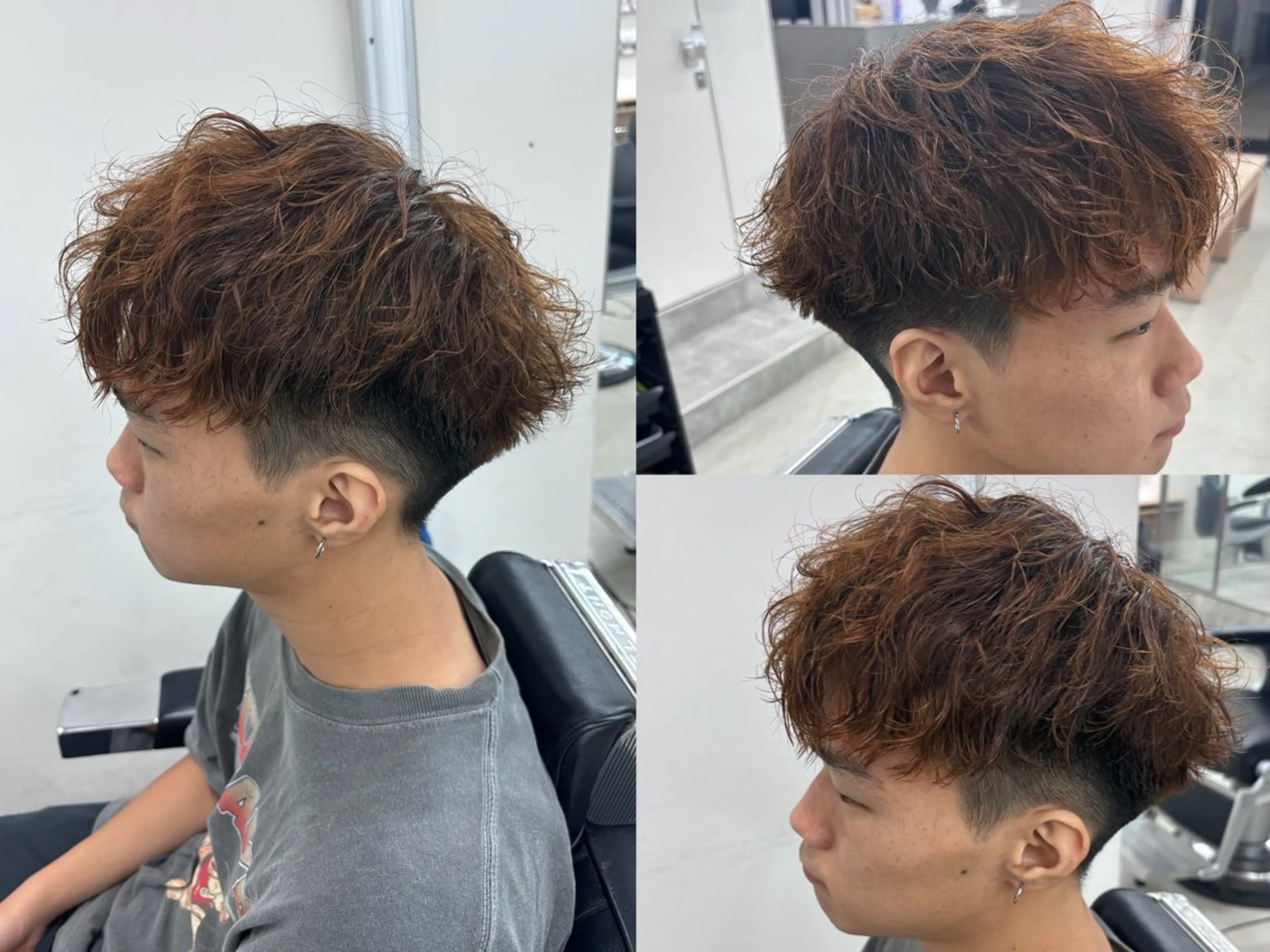 パーマ メンズ メンズパーマ カット パーマ 土岐 仁/メンズ専門 パーマ特化美容師🔥のヘアスタイル