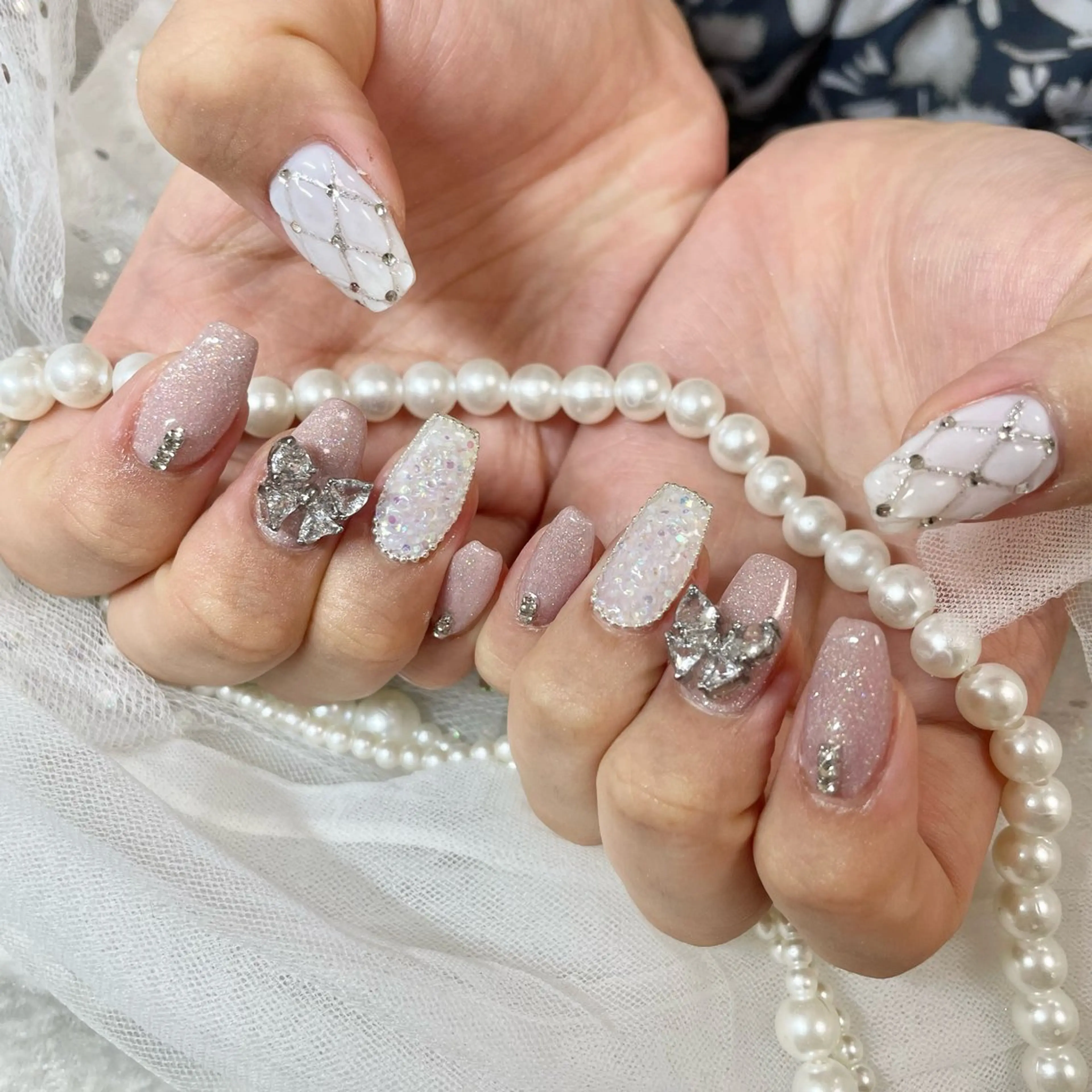 ネイル ワンホンネイル ハンドネイル 🎀AYAKO 🎀中韓ネイルのネイルデザイン