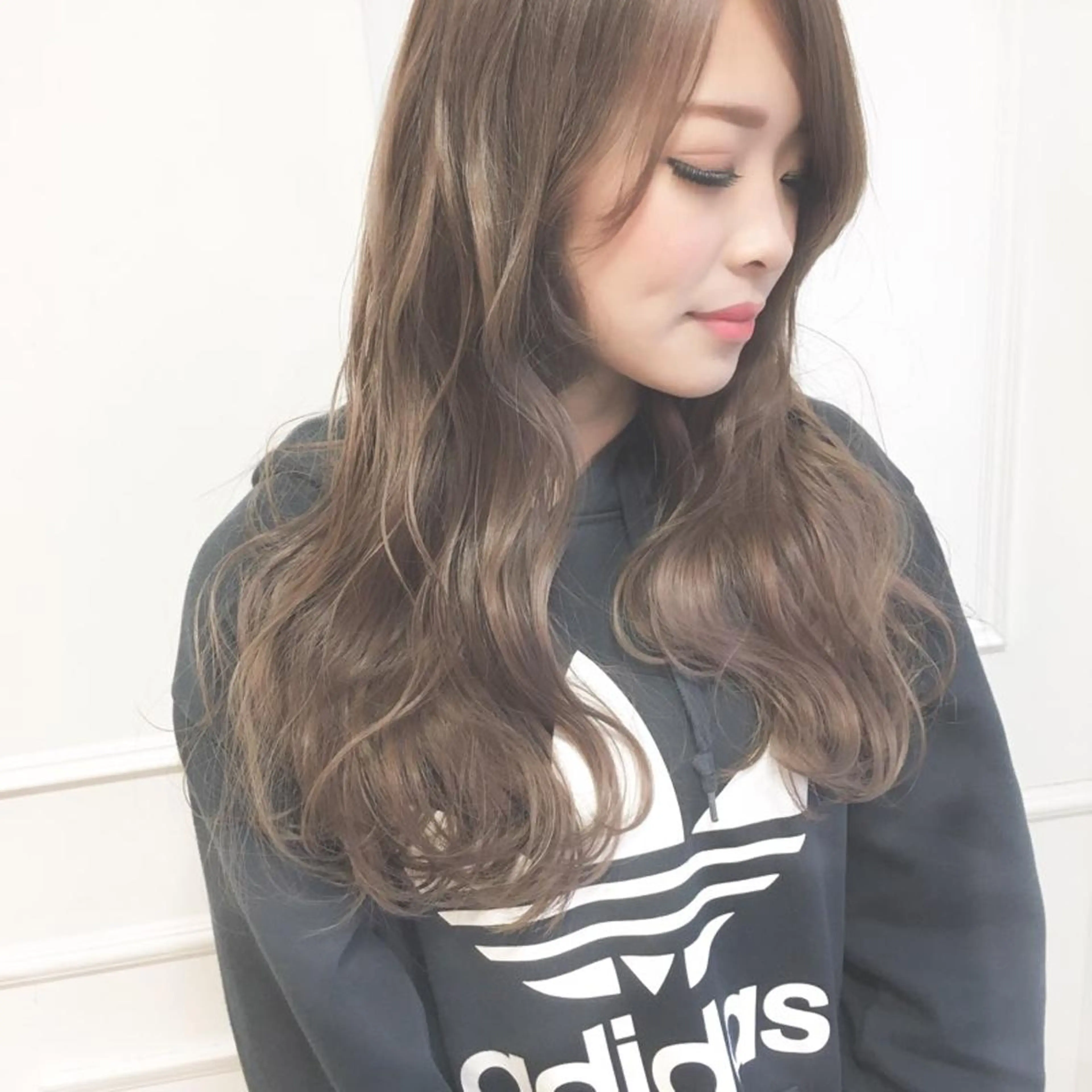 ロング カラー パーマ ヘアアレンジ ◆感動口コミ/最小顔 理論カット◆森口 峻のヘアスタイル