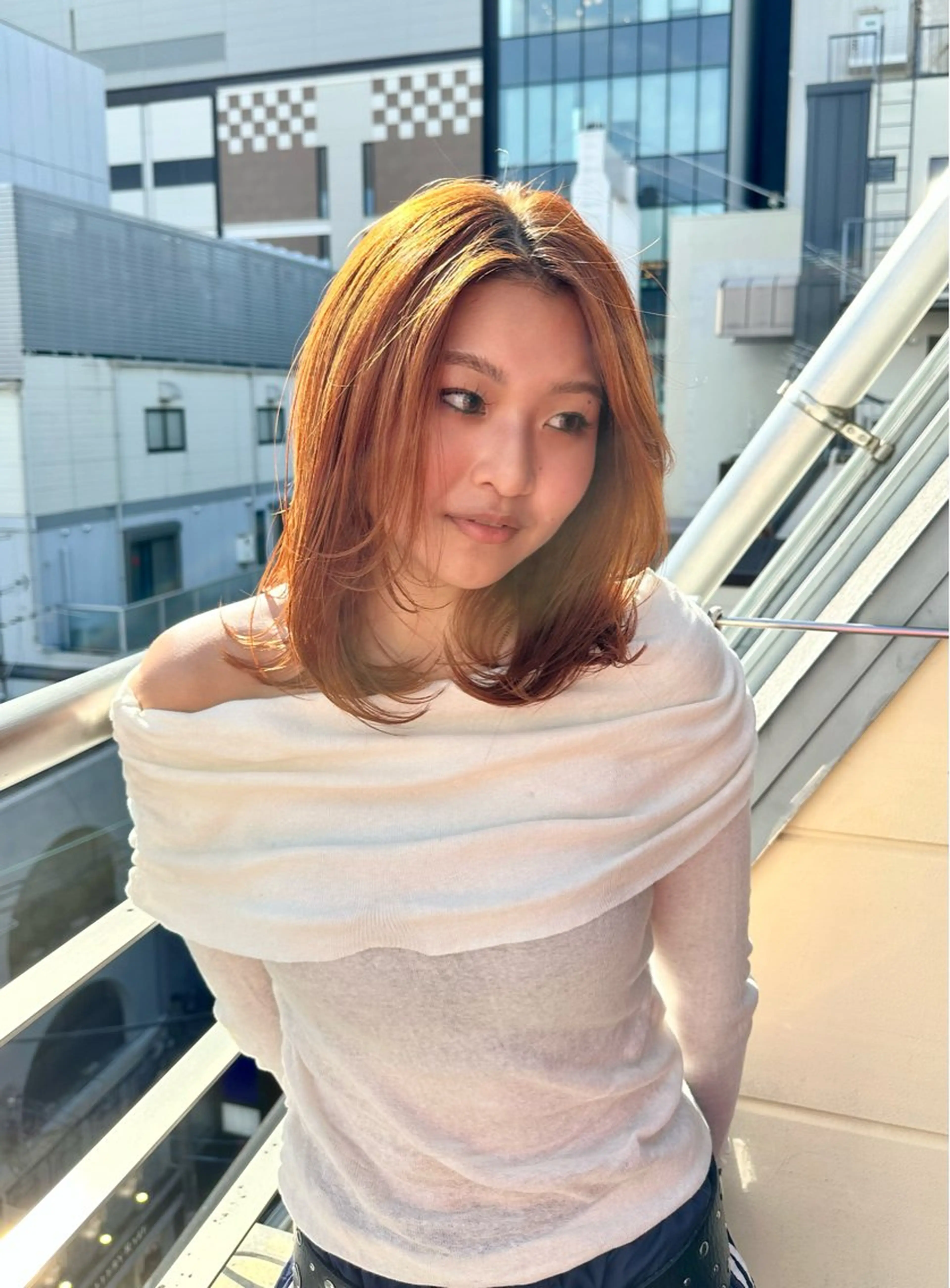 カラー ヘアカラー トリートメント 艶髪カラー/レイヤ ー支持No.1renのヘアスタイル