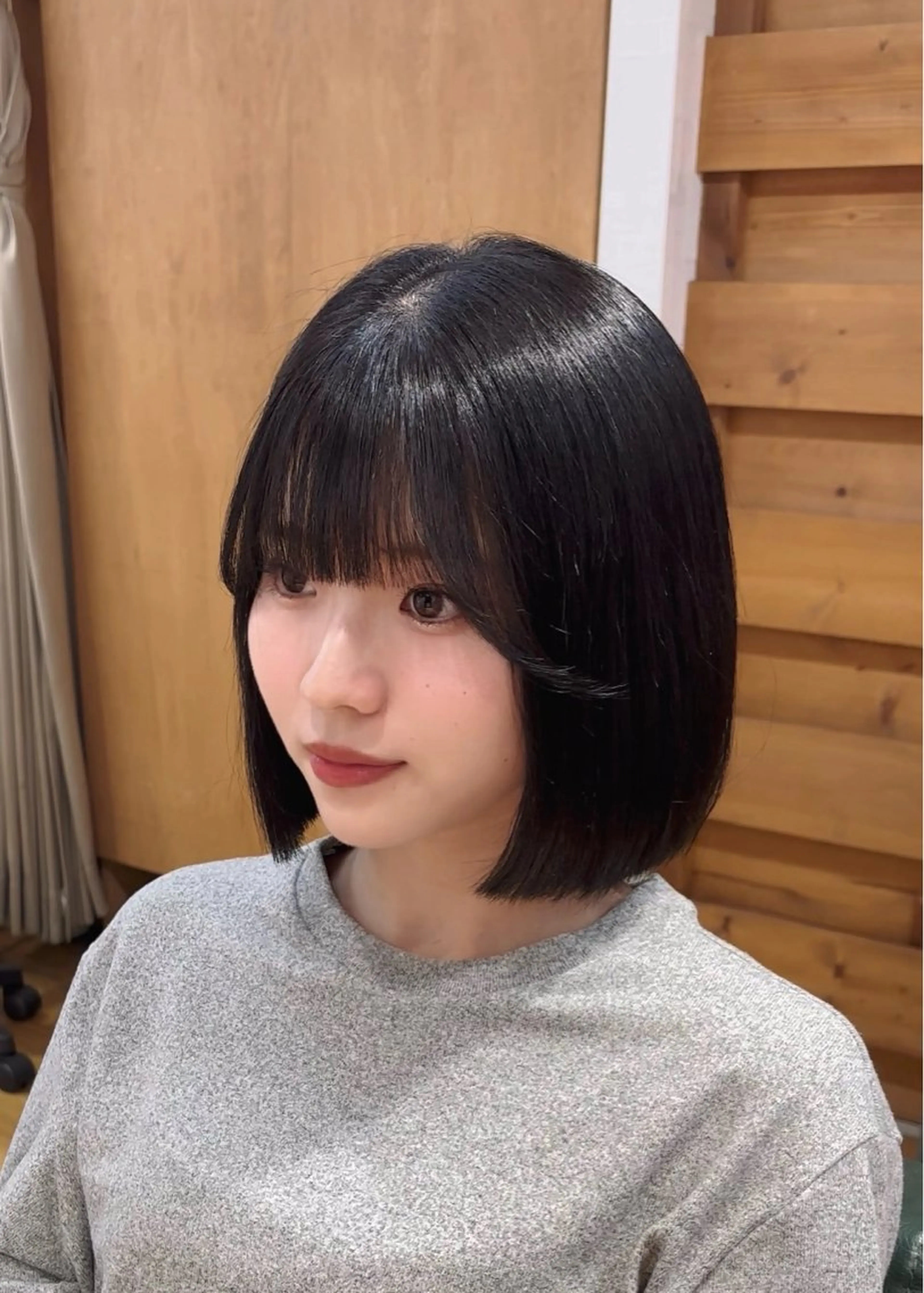 💫✨ミニモ限定✨💫ダメージレス縮毛矯正+カラー+ケアトリートメント✨/レイヤー/ショート/ボブ/似合わせの写真
