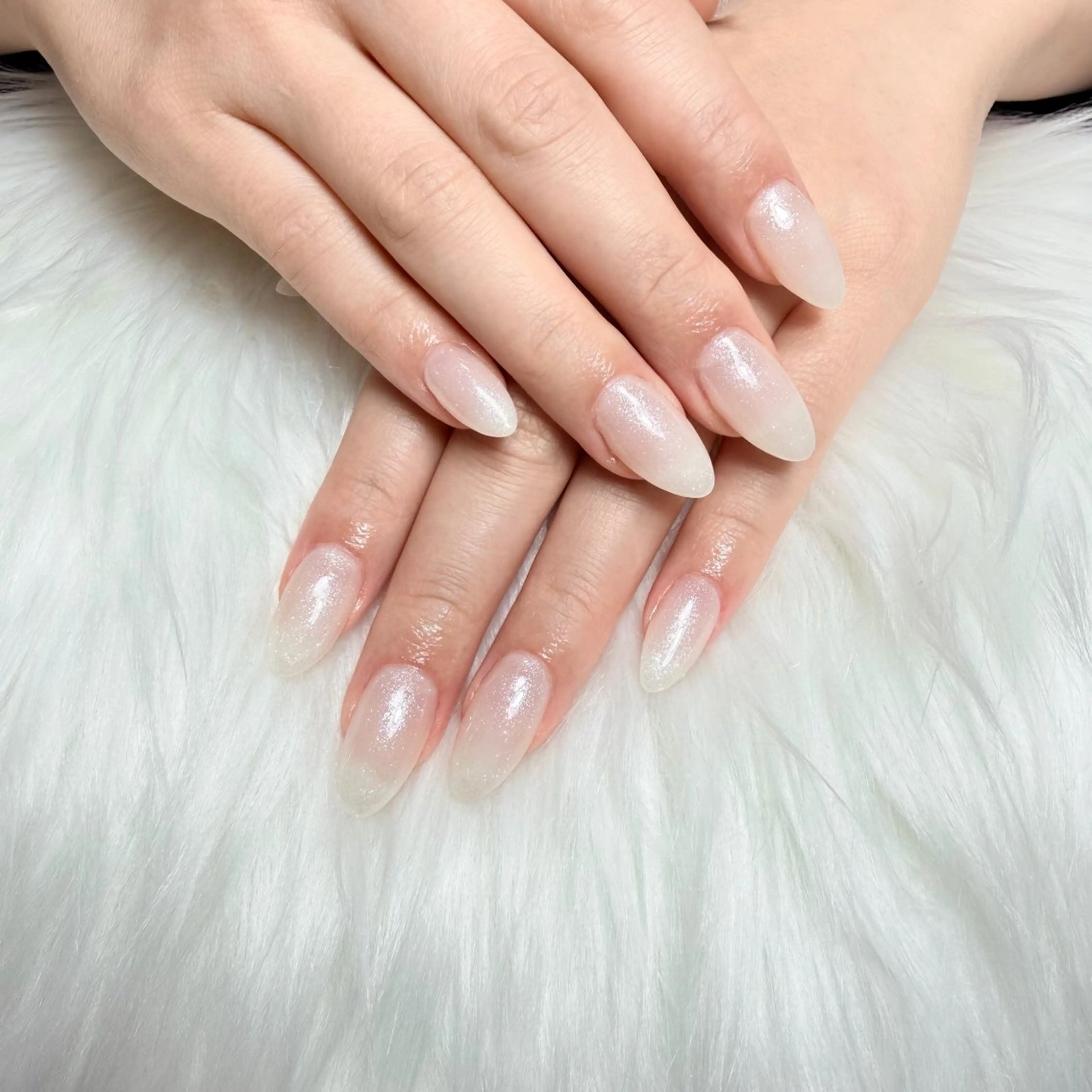 ネイル ジェルネイル ロングネイル ニュアンスネイル ワンカラーネイル シンプルネイル Kora Nailのネイルデザイン