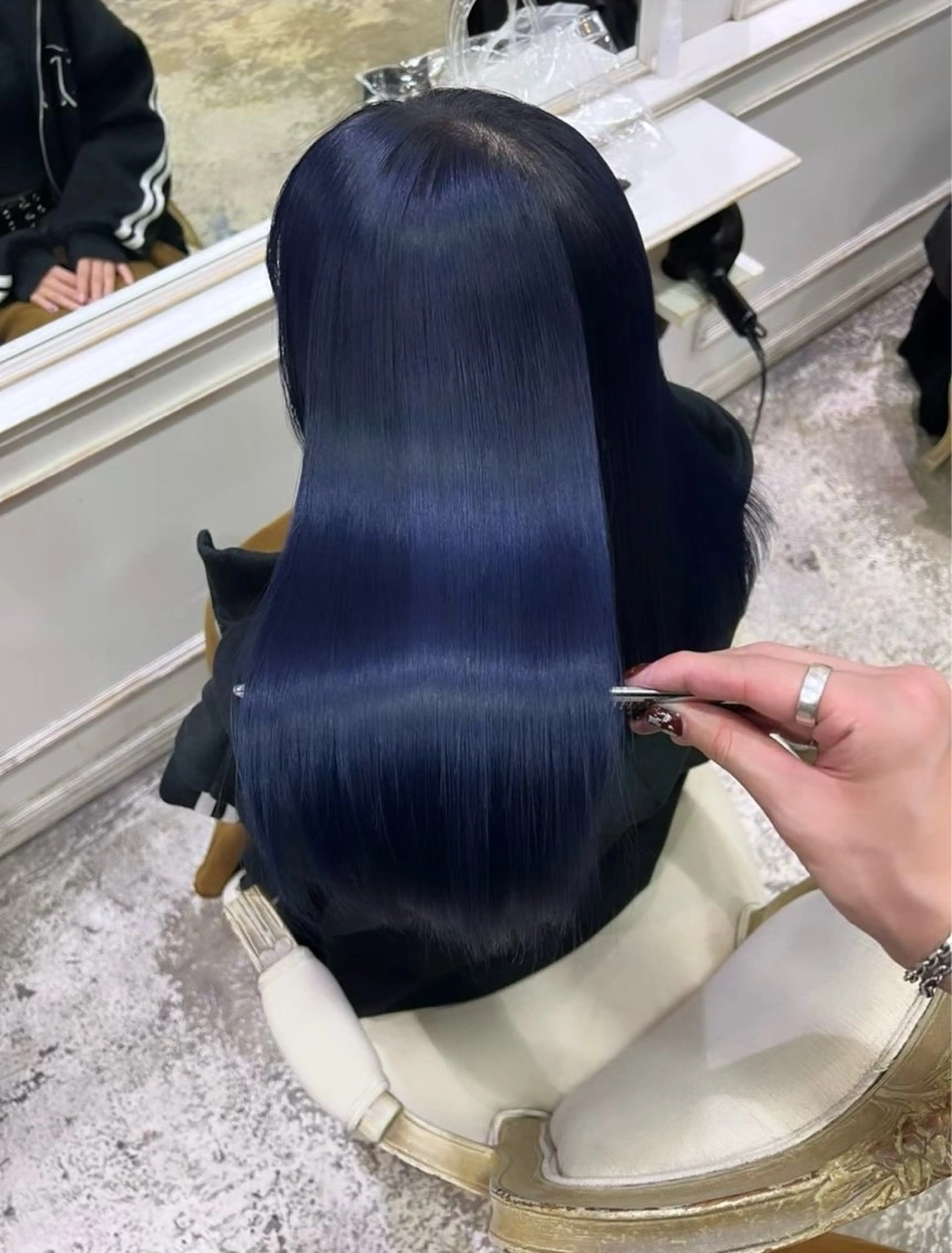 セミロング カラー トリートメント 🫧透明感カラー/ ベージュ竹村柾則のヘアスタイル