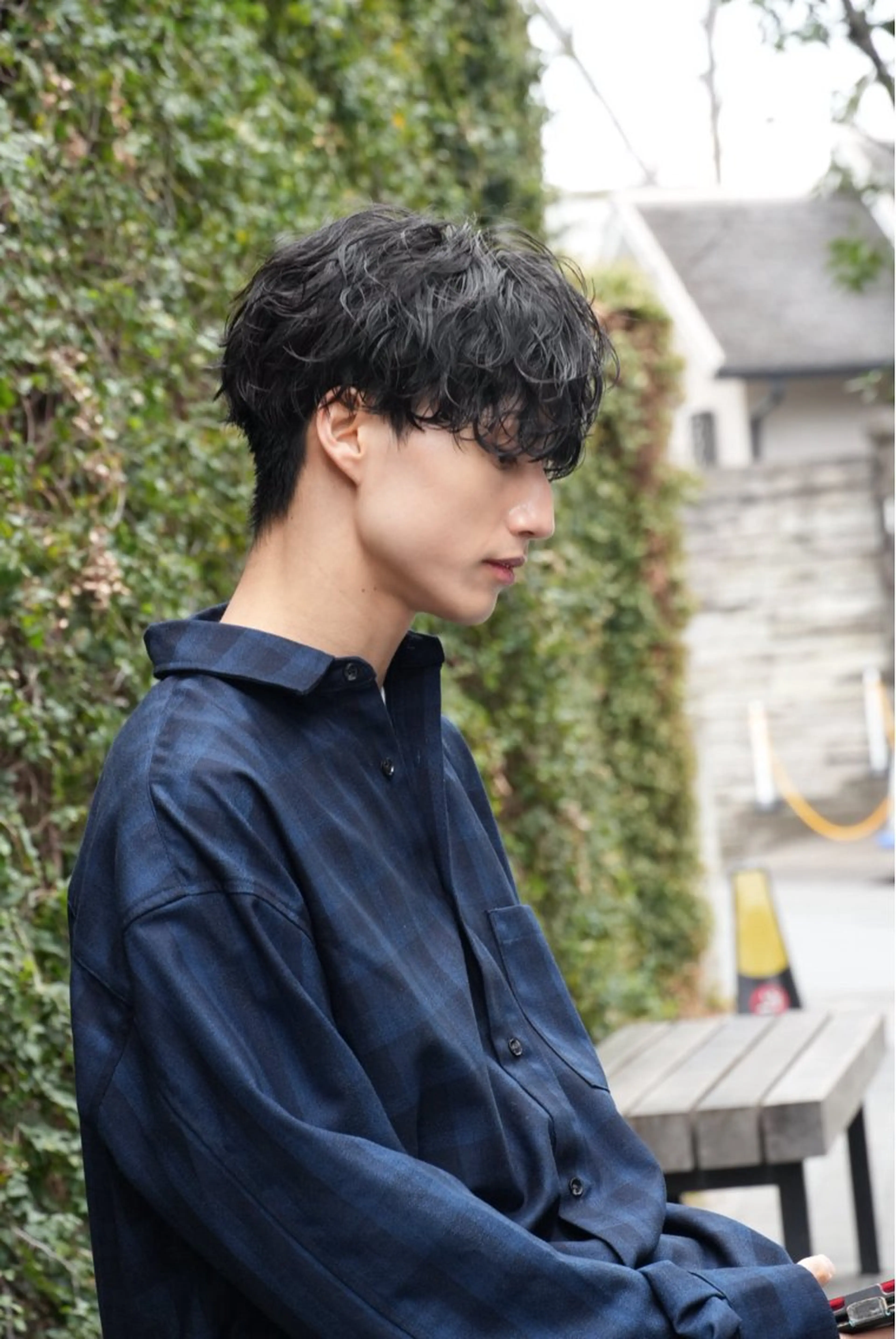 ショート パーマ メンズ カット パーマ トリートメント ヘアセット 美容師歴6年 fifth前比嘉💥のヘアスタイル