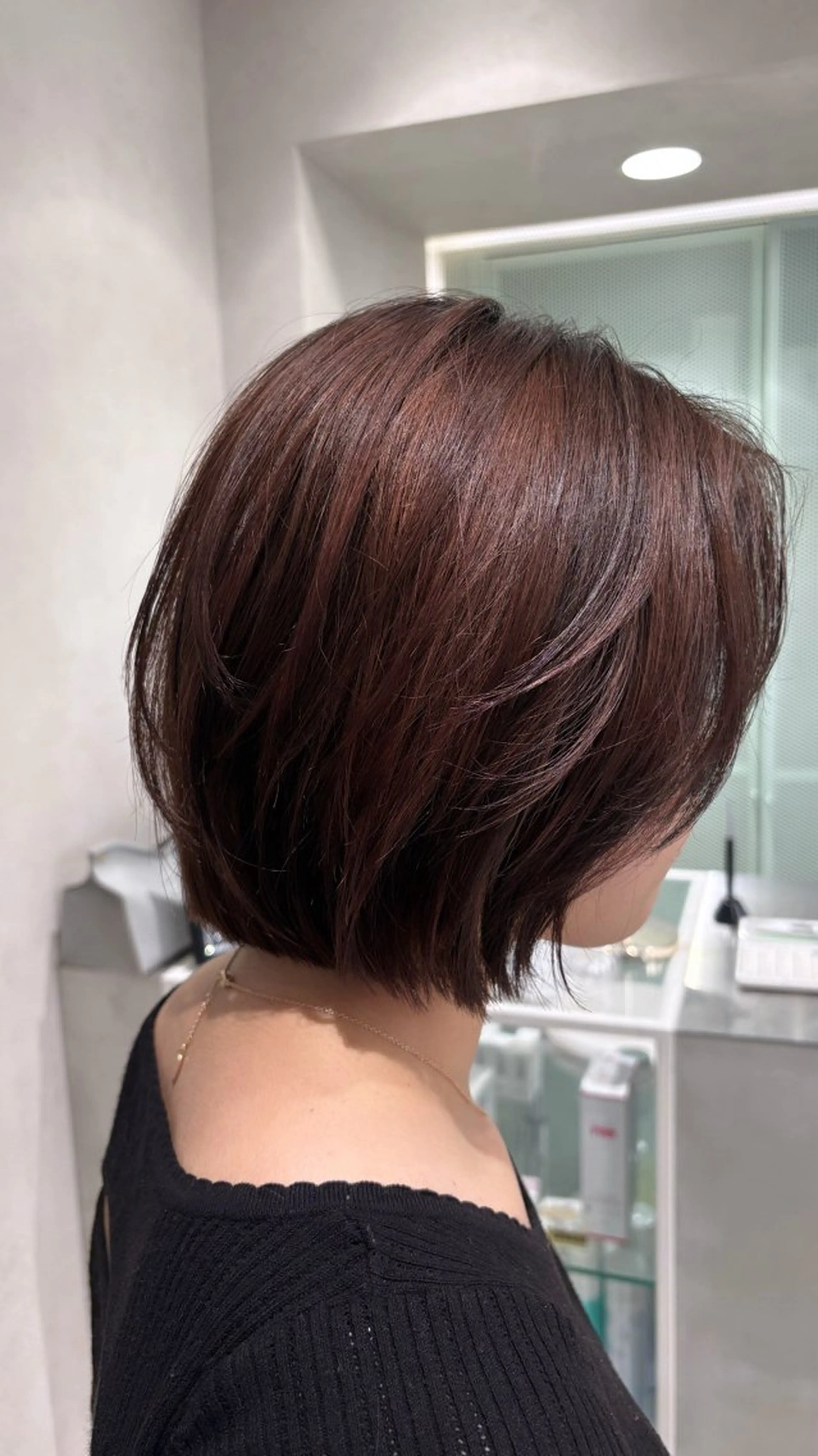 ショート ボブレイヤー ボブ レイヤーカット Lond mare ✂︎YUTAのヘアスタイル