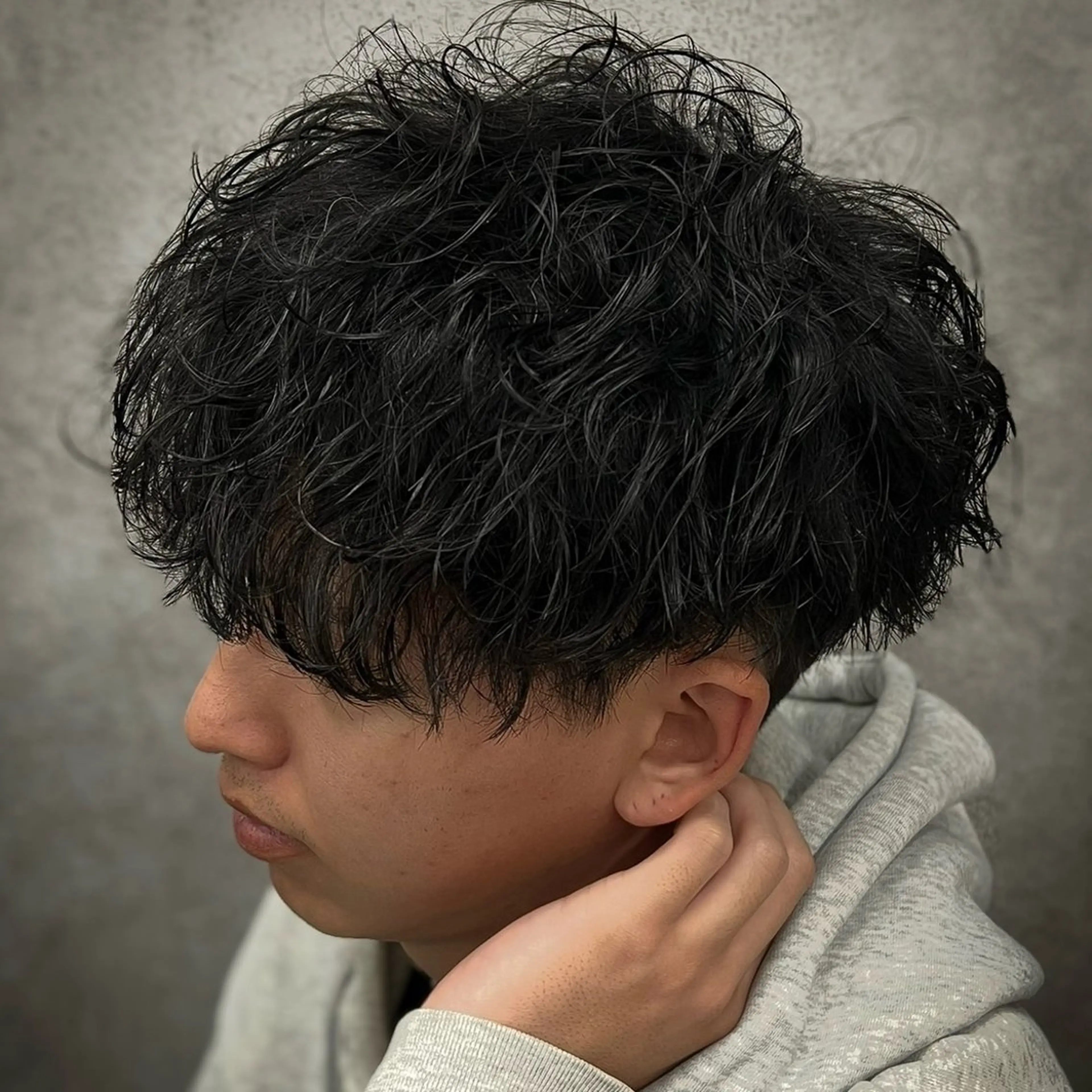 カラー パーマ メンズ メンズパーマ カット パーマ 札幌メンズヘア指名 No.1光👑👑のヘアスタイル