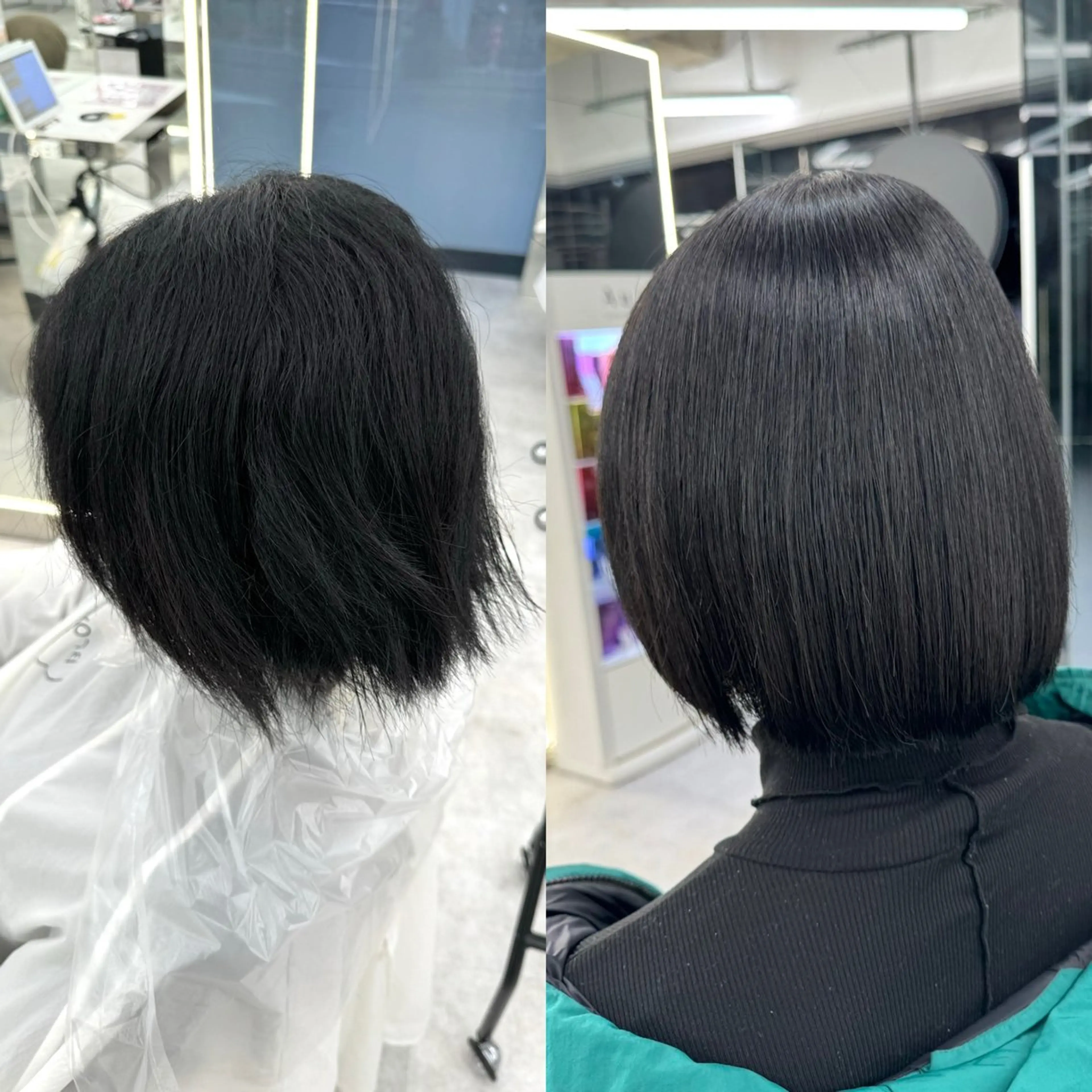✨プレミアム✨縮毛矯正+似合わせカットの写真