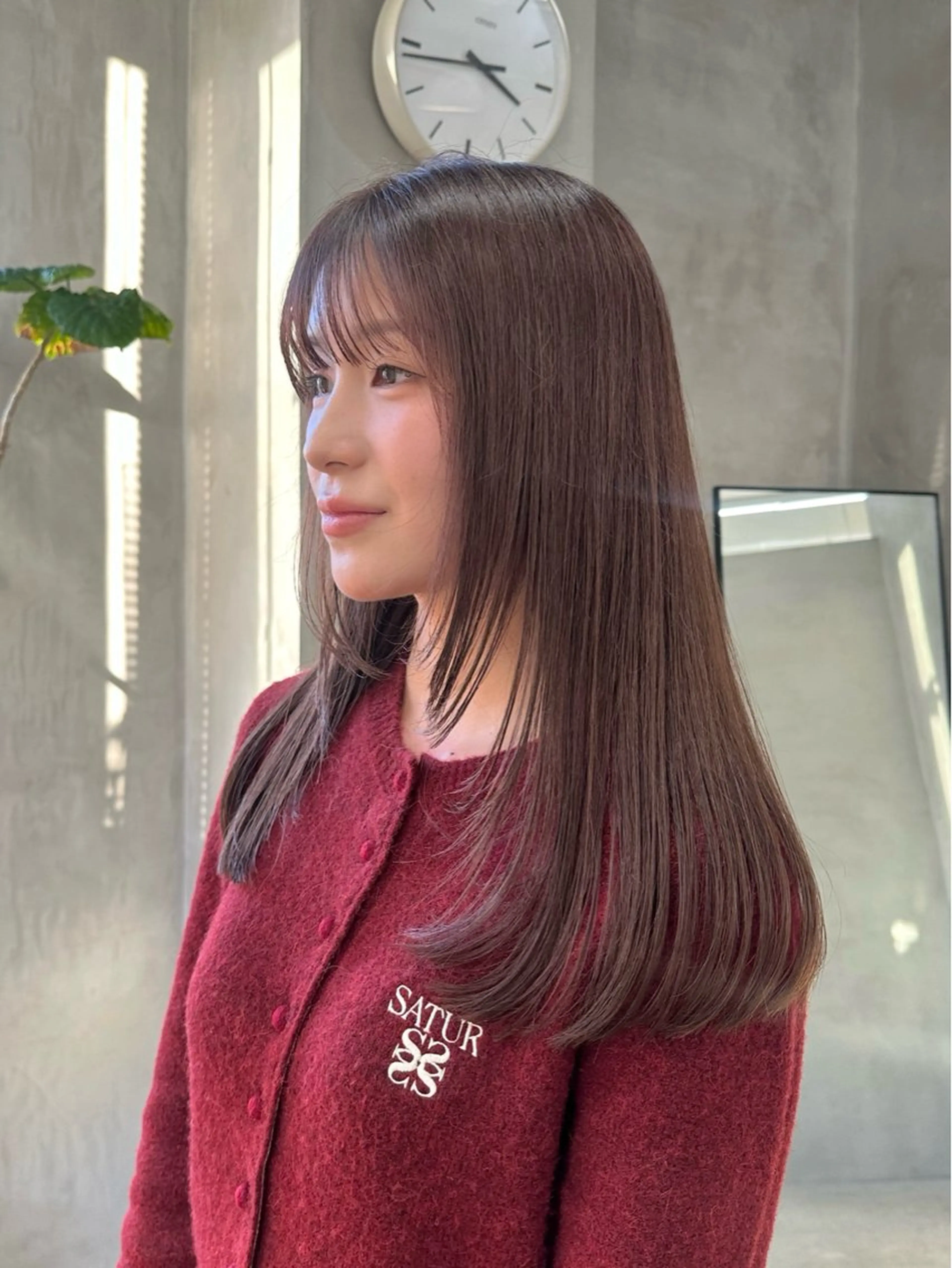 ミディアム カラー 顔まわりレイヤー レイヤーカット libuR total beauty salon所属・エクシアホワイト 碧南店りりかのその他イメージ